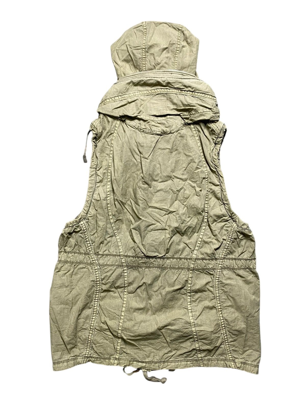 Japanese Brand VINTAGE VEST HOODIE MILITARY GARMENTS OF FOUR SEASONS JACKET Size US M / EU 48-50 / 2 - 9 Thumbnail
