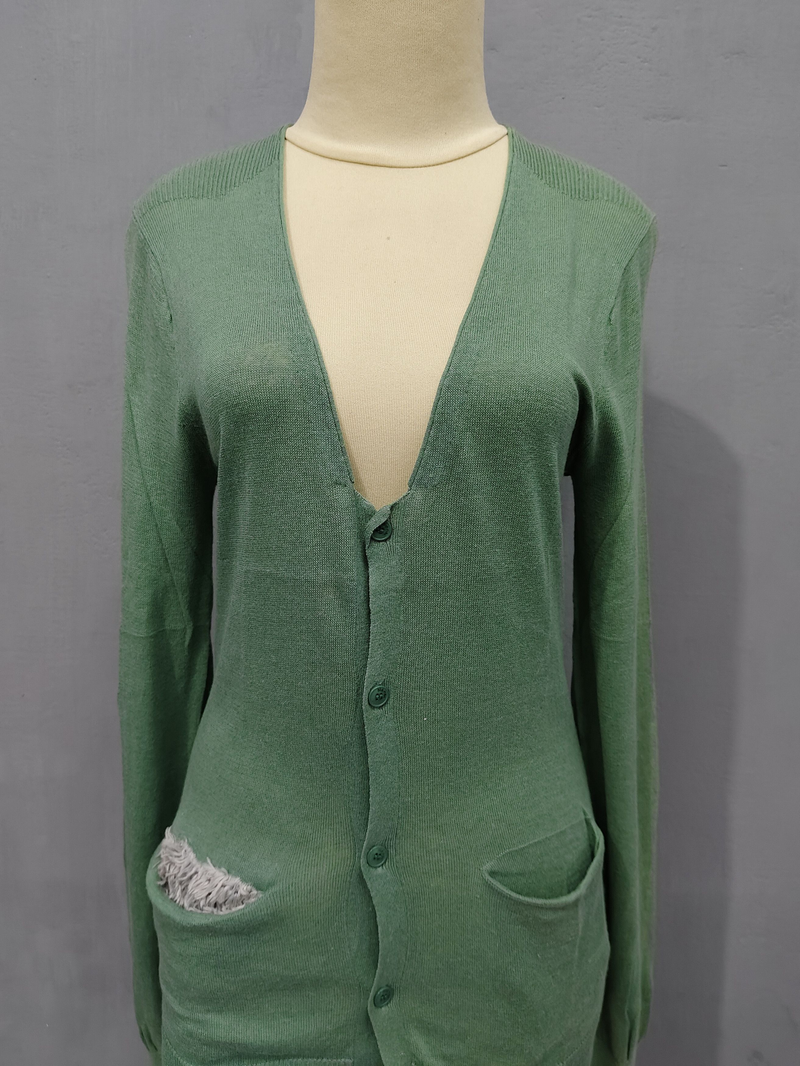 Ne-Net 🇯🇵 Ne-Net 🇯🇵 by Issey Co Doll pocket Knitted Cardigan Size M / US 6-8 / IT 42-44 - 2 Thumbnail
