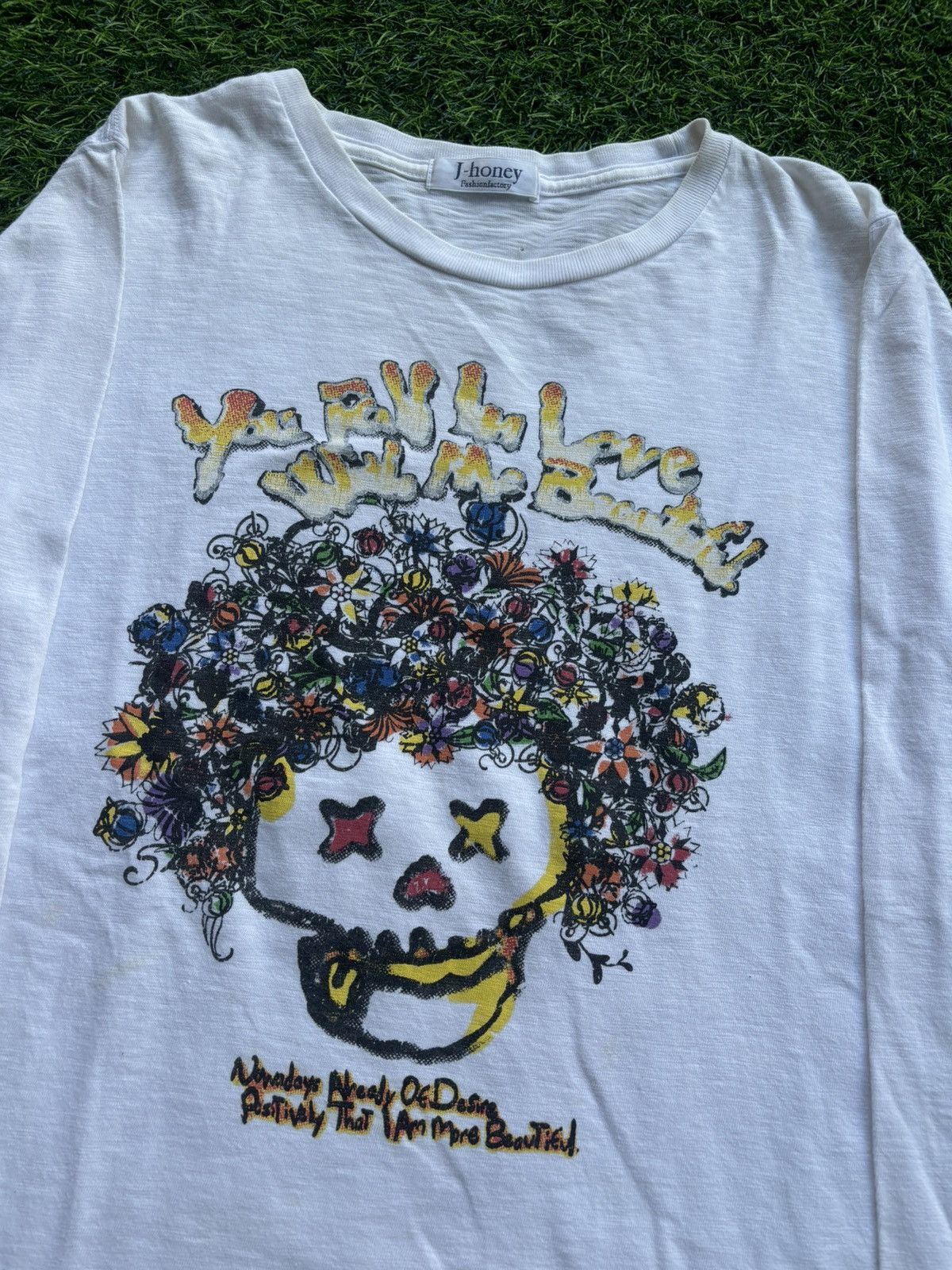 Hysteric Glamour Y2k J-Honey Art Skull Longsleeve Size US M / EU 48-50 / 2 - 3 Thumbnail