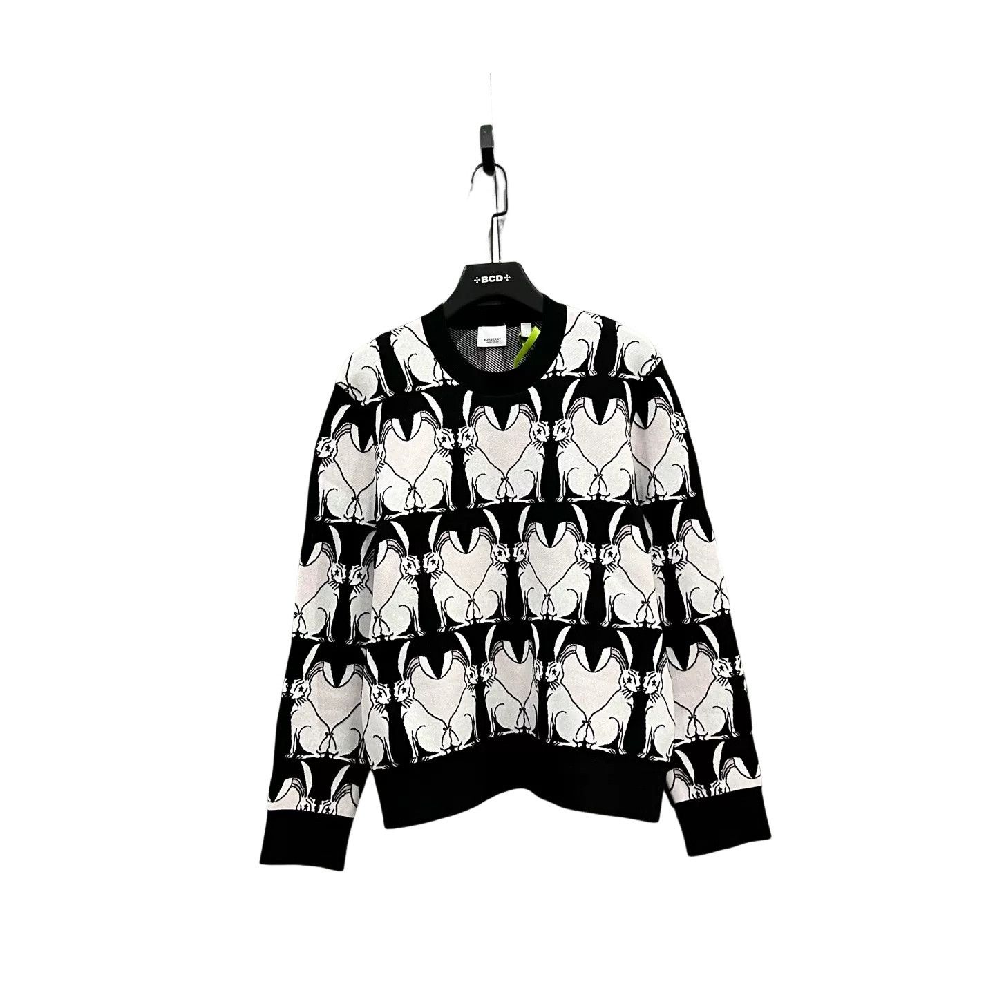 Burberry Burberry Rabbit Intarsia Knit Sweater Size S Size US S / EU 44-46 / 1 - 1 Thumbnail