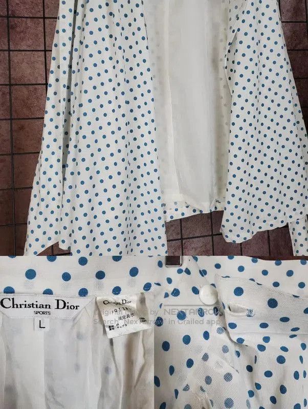 Dior Dior Pleated Dot Skirt for Women, Size L . Size 30" / US 8 / IT 44 - 5 Thumbnail