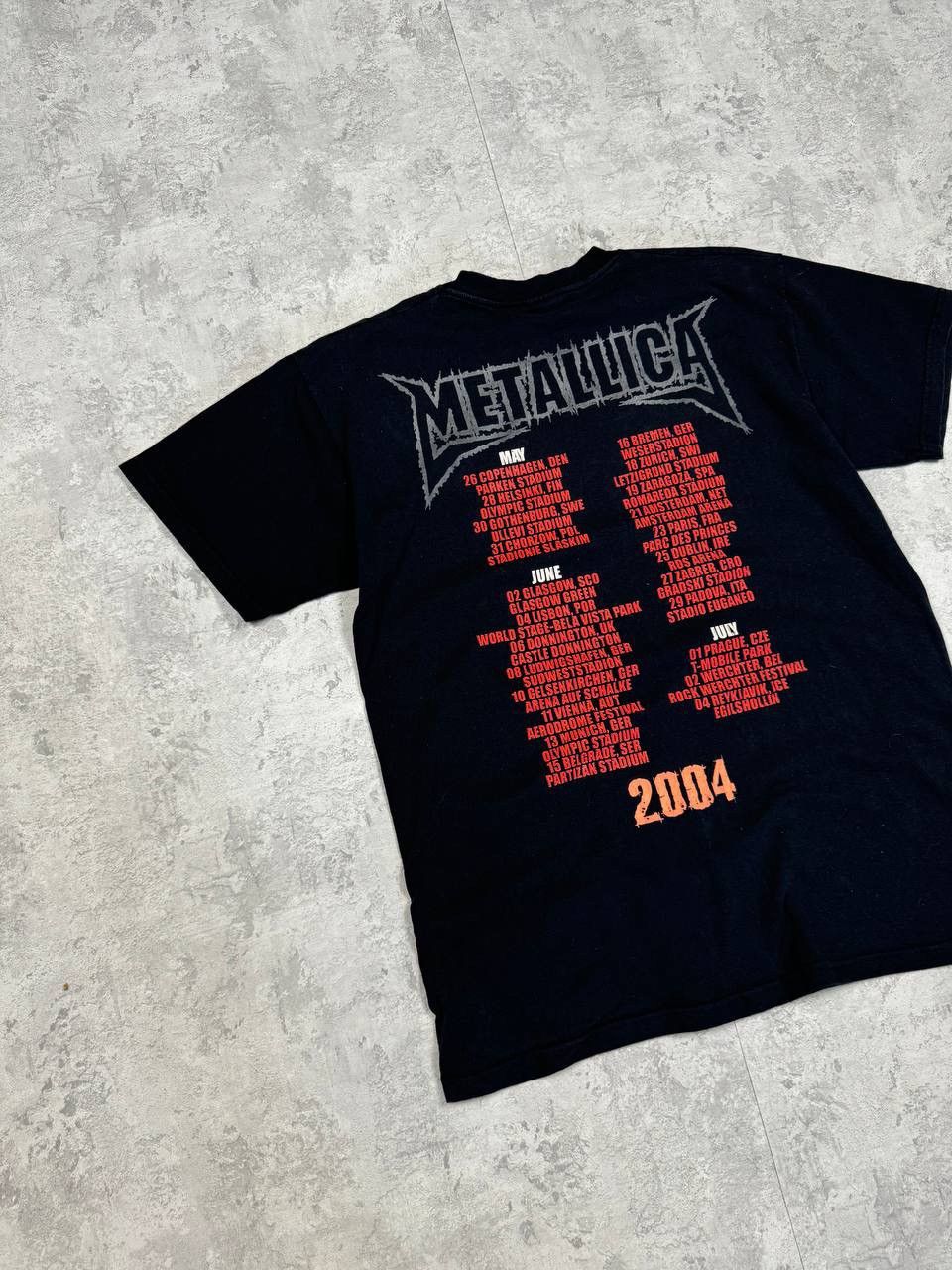 Band Tees Vintage Metallica St - Anger 2004 Tour Band T-shirt Size M Size US M / EU 48-50 / 2 - 6 Thumbnail