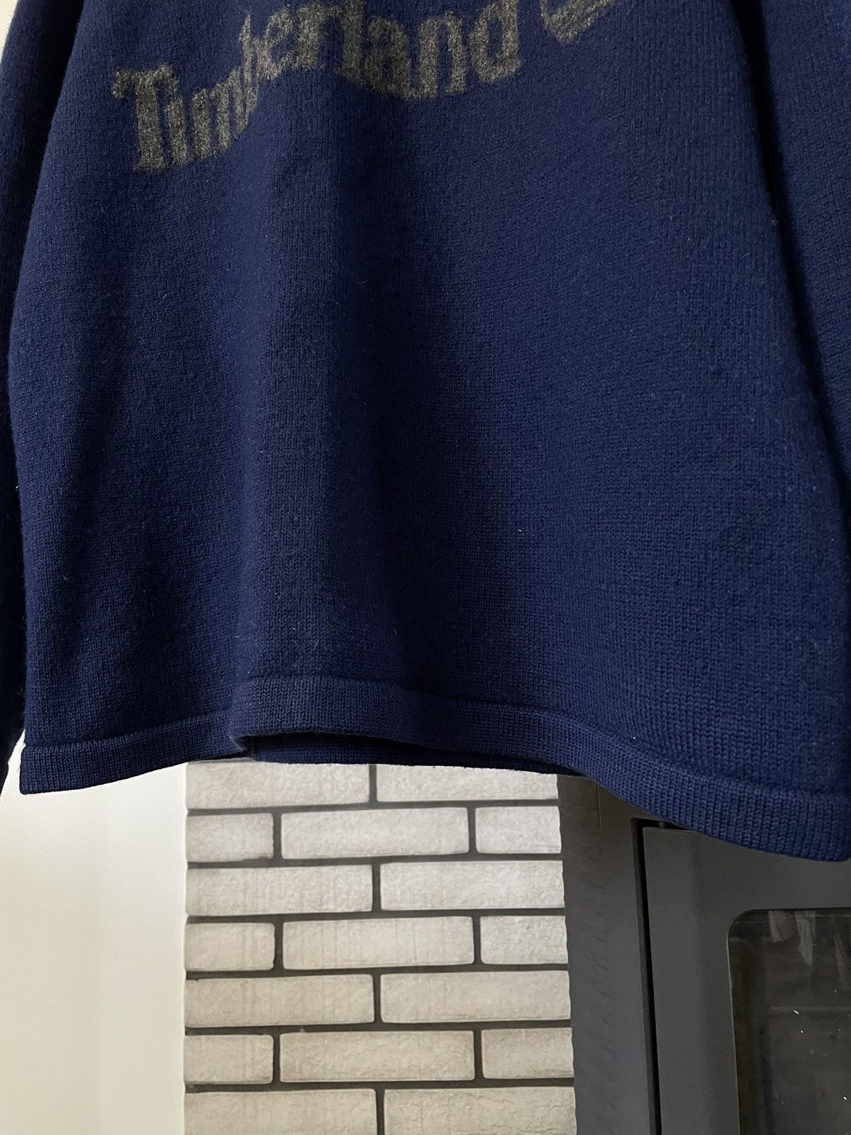 Timberland × Vintage Crazy Vintage Y2K Timberland 100% Wool Sweater Size US S / EU 44-46 / 1 - 4 Thumbnail