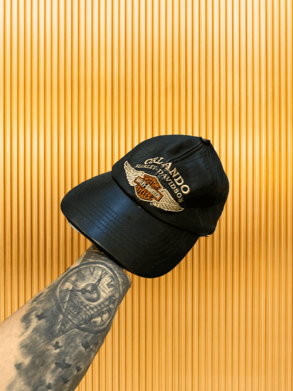 Harley Davidson Hats Vintage Harley Davidson Cap Y2K streetwear Size ONE SIZE - 1 Thumbnail