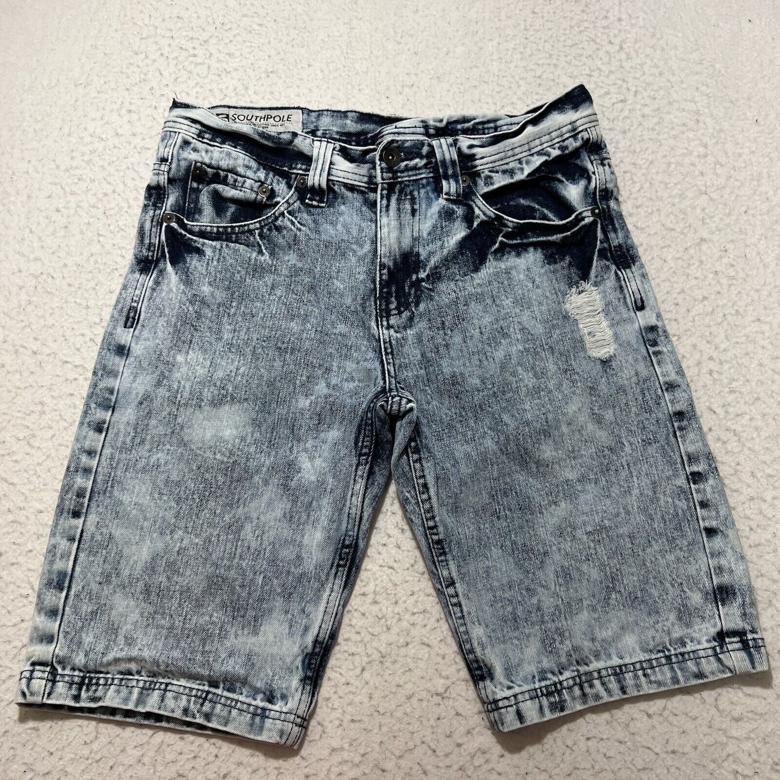 Southpole Vintage Southpole 32 Jean Shorts 12" Ins Hip Hop Grunge Y2K Size US 32 / EU 48 - 1 Thumbnail