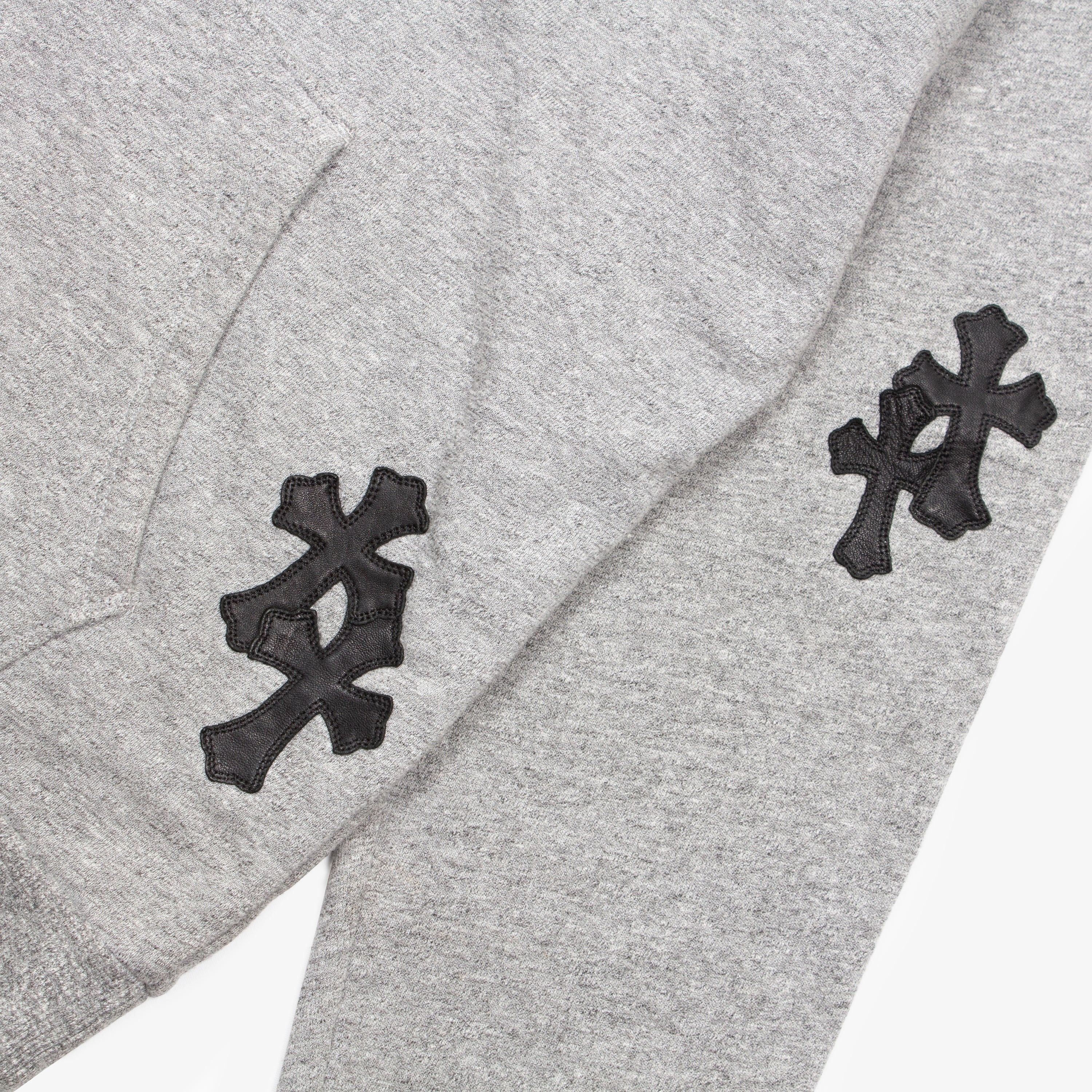 Chrome Hearts CHROME HEARTS GREY CROSS PATCH HOODIE Size US M / EU 48-50 / 2 - 4 Thumbnail