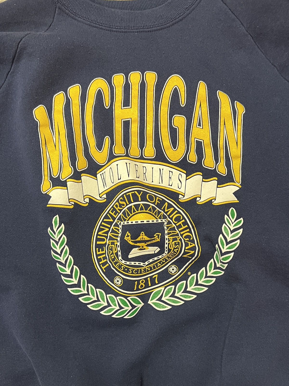 Vintage Vintage Michigan Crewneck Size US XL / EU 56 / 4 - 2 Thumbnail