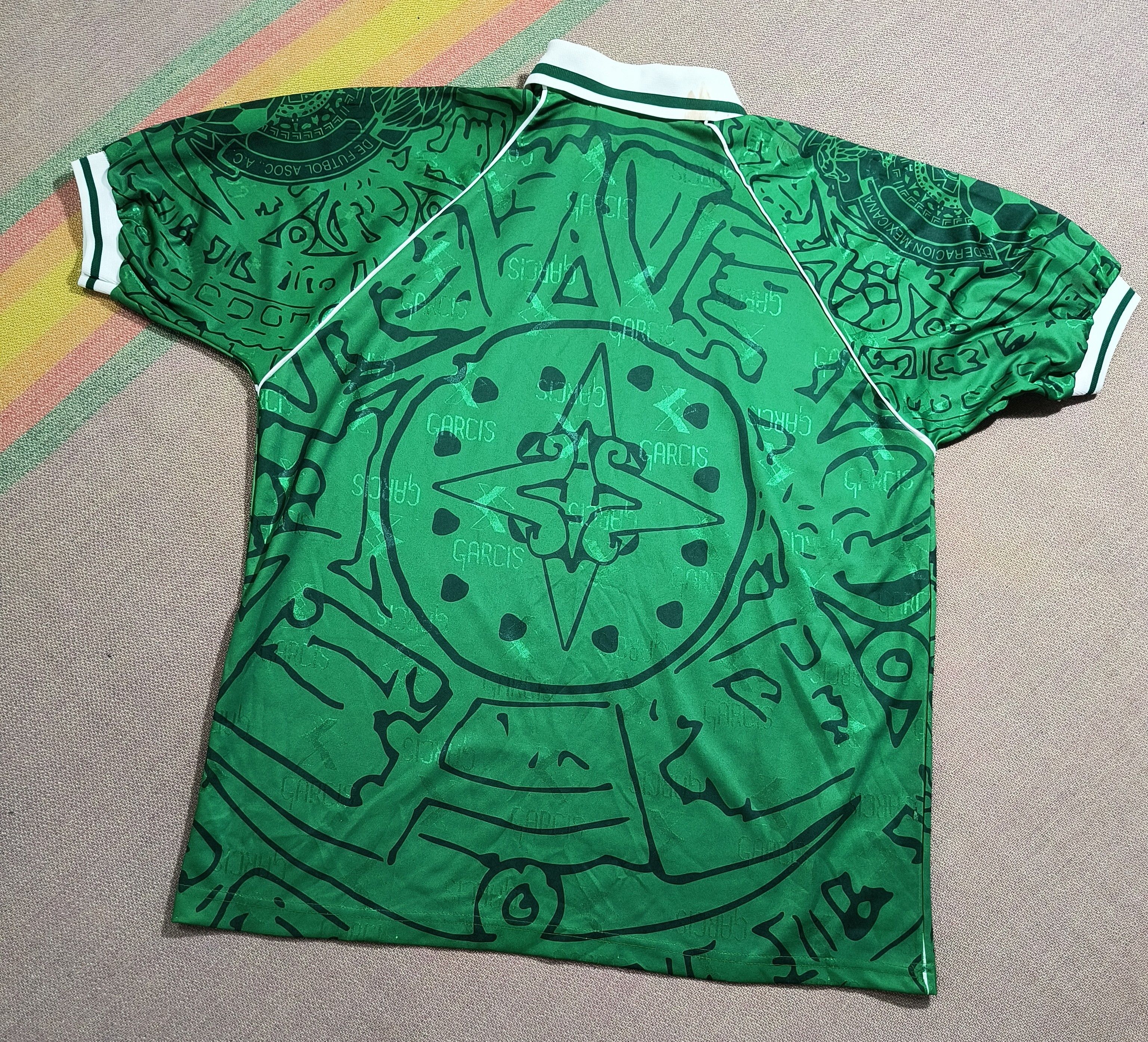 Vintage Vintage Garcis Mexico national team 1999 home jersey Size US XL / EU 56 / 4 - 6 Thumbnail