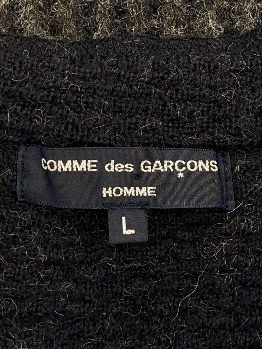 Comme des Garcons Homme Ribbed Wool Knit Sweater Size US L / EU 52-54 / 3 - 7 Thumbnail