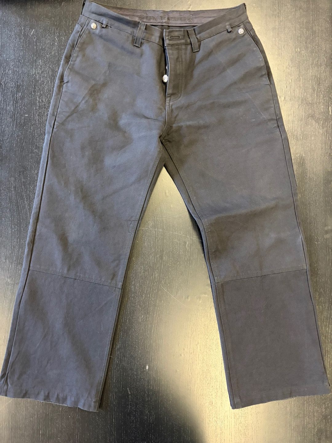 Chrome Hearts Chrome Hearts Flooded Patch Double Knee Carpenter Pants Size US 34 / EU 50 - 2 Thumbnail