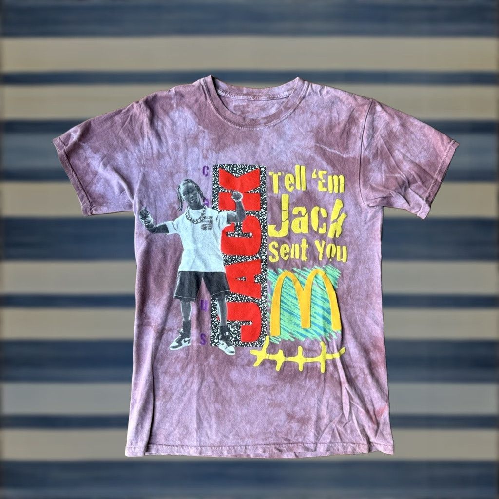Travis Scott VINTAGE Travis Scott X McDonalds Cactus Jack Smile Graphic T-Shirt Mens Medium Tie Dye Size US M / EU 48-50 / 2 - 1 Thumbnail