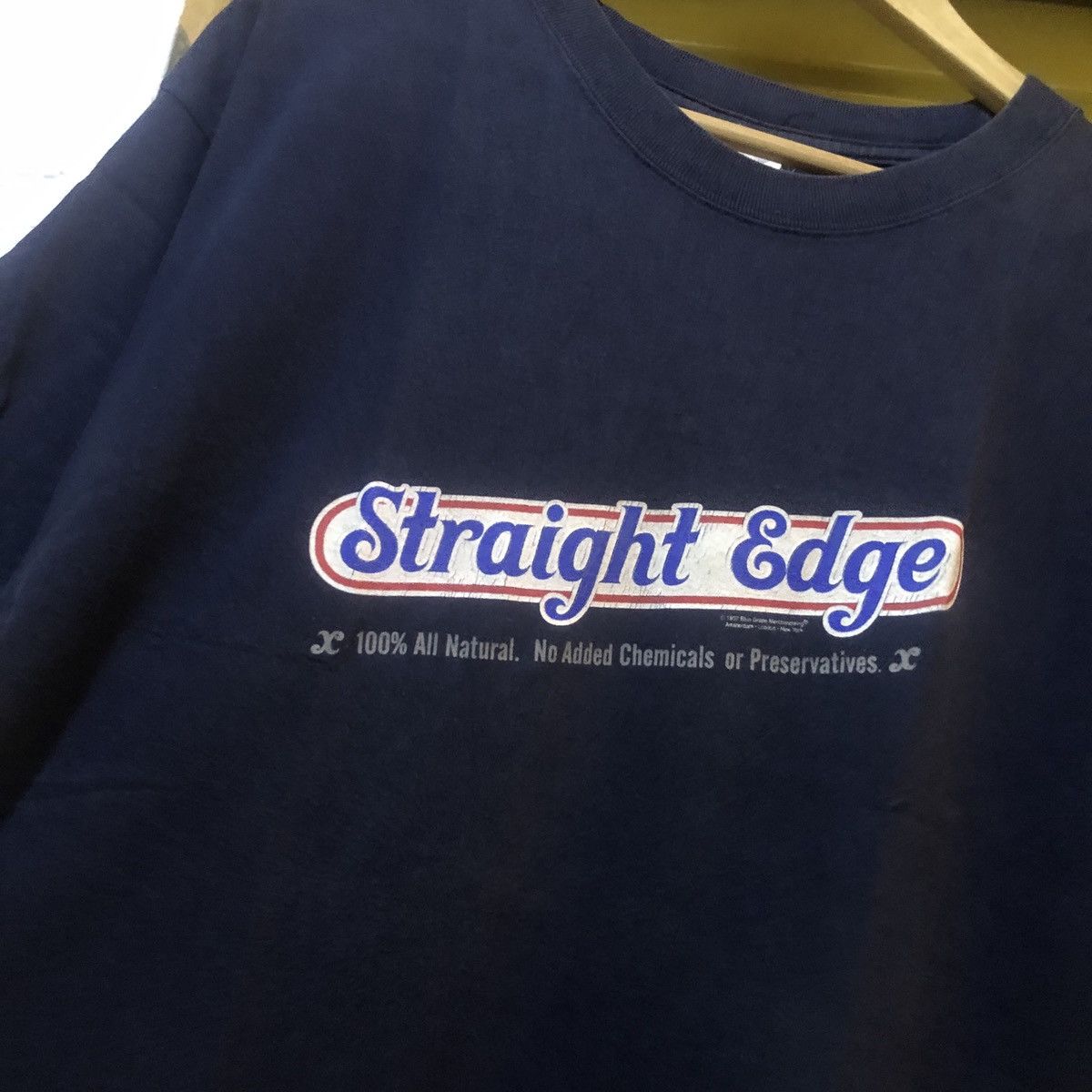 Band Tees × Vintage Vintage Straight Edge Tshirt Size US L / EU 52-54 / 3 - 2 Thumbnail