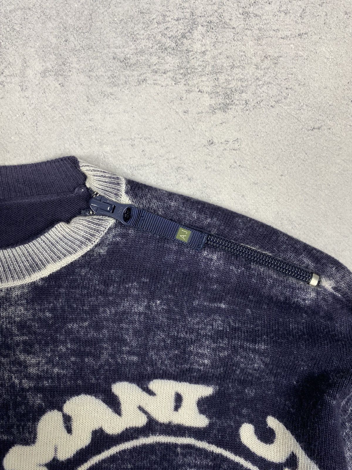 Emporio Armani Vintage 90s Emporio Armani Jeans Sweater Italy Designer Size US XL / EU 56 / 4 - 7 Thumbnail