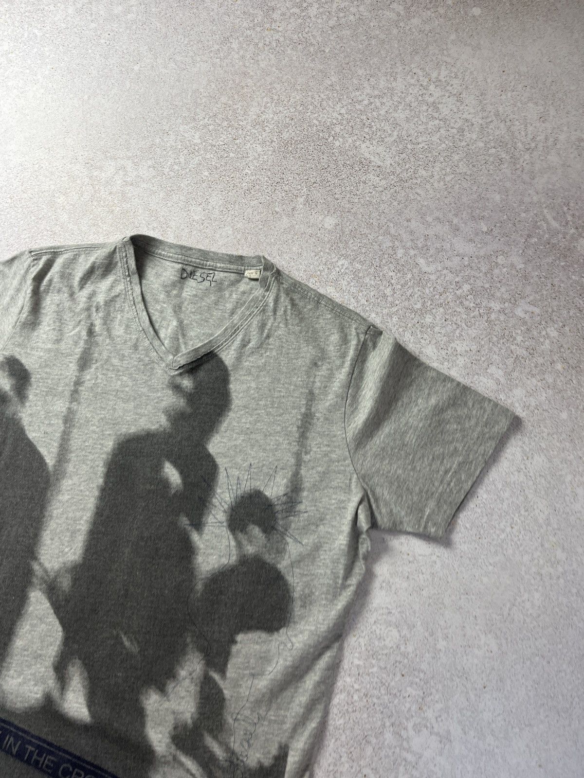 Diesel Vintage Diesel "Don't Get Lost In The Crowd" Opium T-Shirt Size US M / EU 48-50 / 2 - 2 Thumbnail