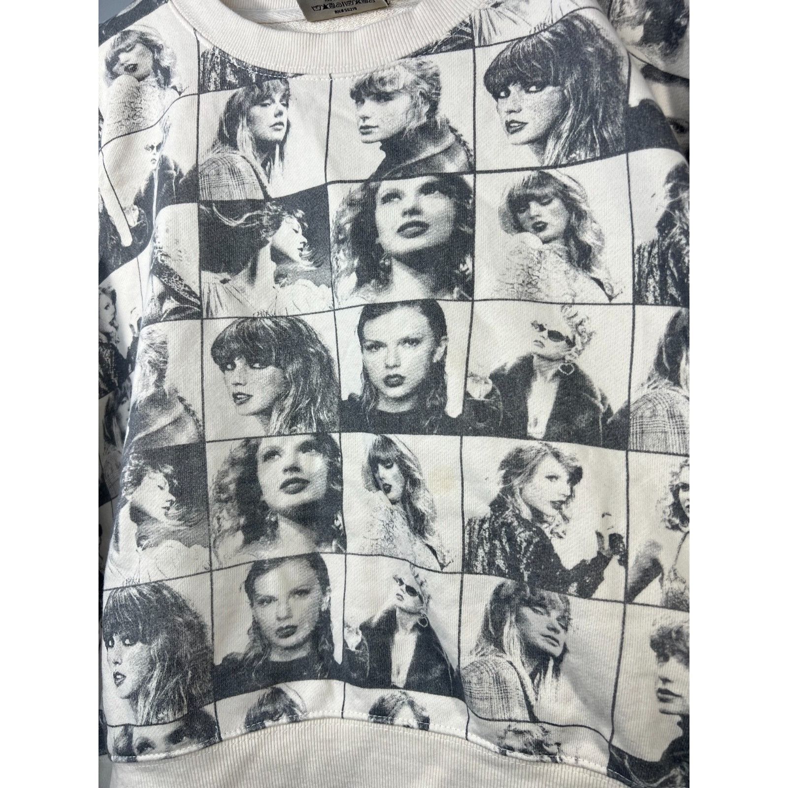 Other Taylor Swift ERAS Tour Concert Cropped Oversize White Crewne Size L / US 10 / IT 46 - 3 Thumbnail