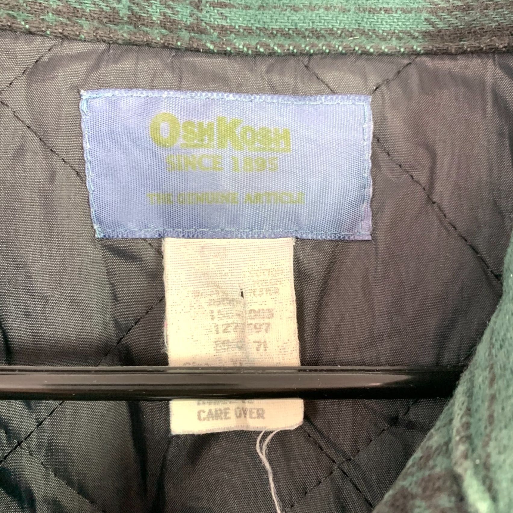 Thrasher VINTAGE OshKosh Green Flannel Shirt XL Western 1980s Grunge Long Sleeve Size XL Mens/Womens Size US XL / EU 56 / 4 - 4 Thumbnail