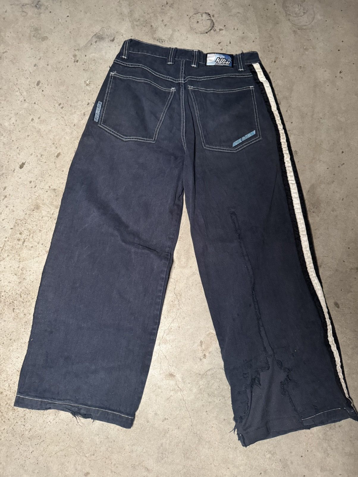 JNCO Rare 1991 Vintage Kik Wear Jeans Size US 32 / EU 48 - 2 Thumbnail