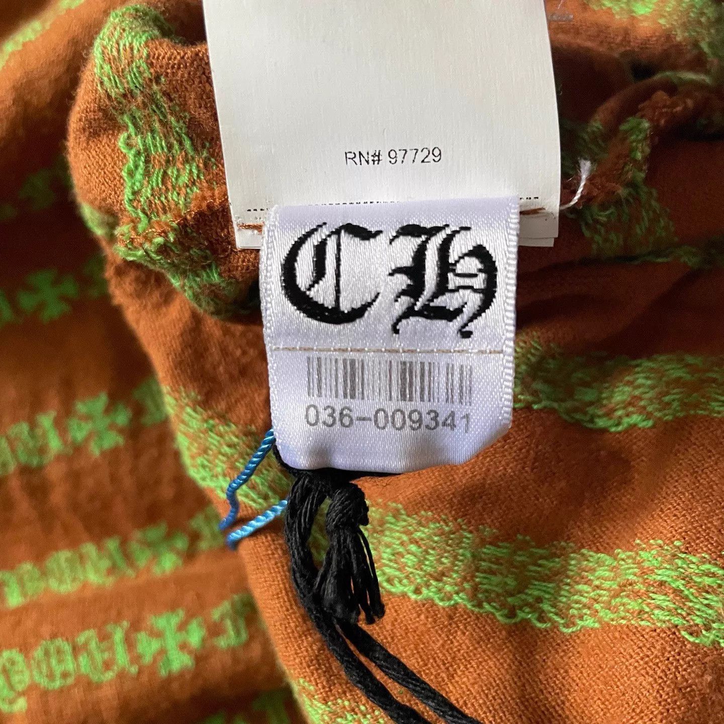 Chrome Hearts Chrome Hearts Brown Stripe Sword Embroidery L Tee Size US L / EU 52-54 / 3 - 7 Thumbnail
