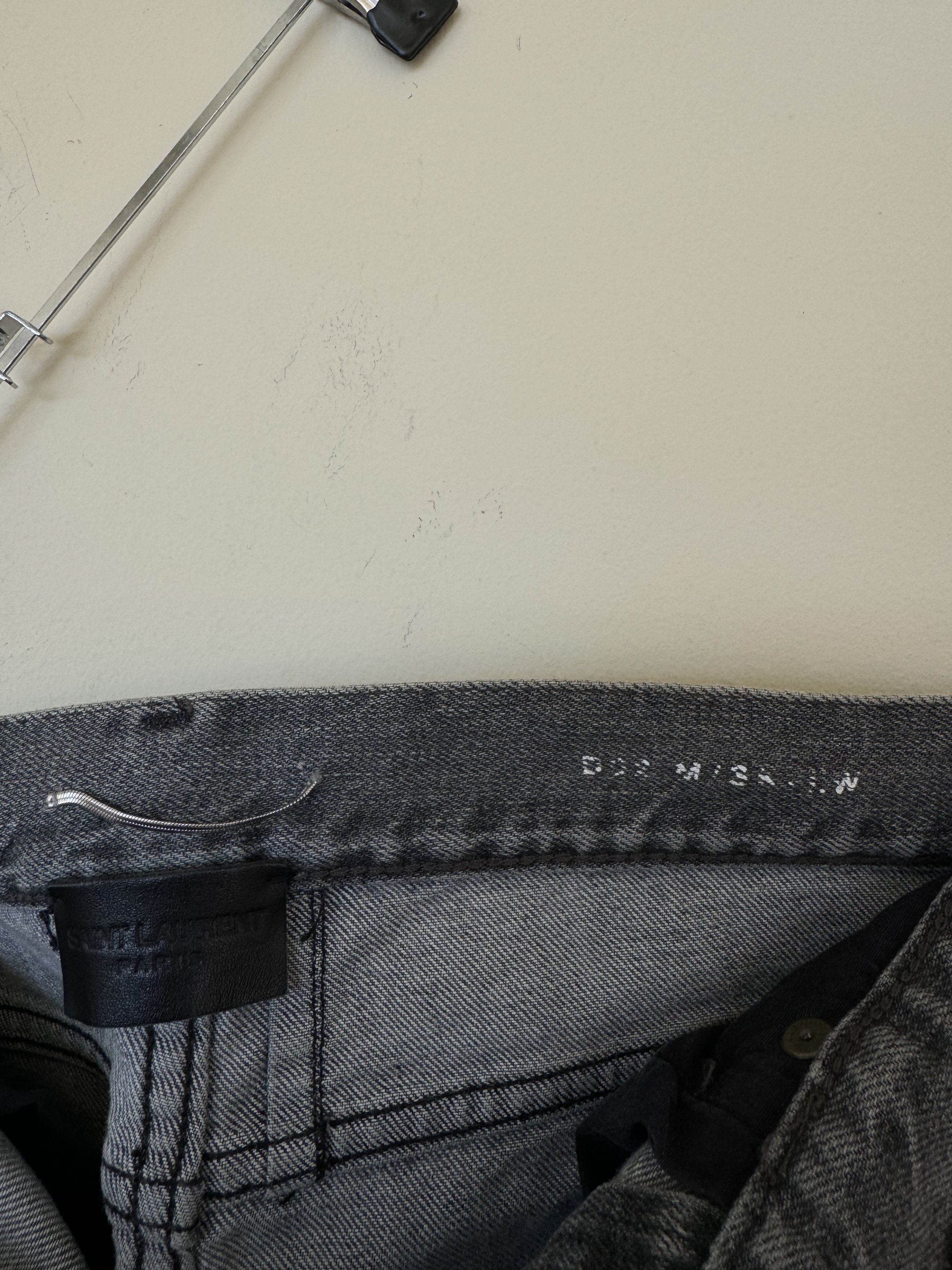 Saint Laurent Paris SLP Gray Denim D02 Size US 30 / EU 46 - 5 Thumbnail