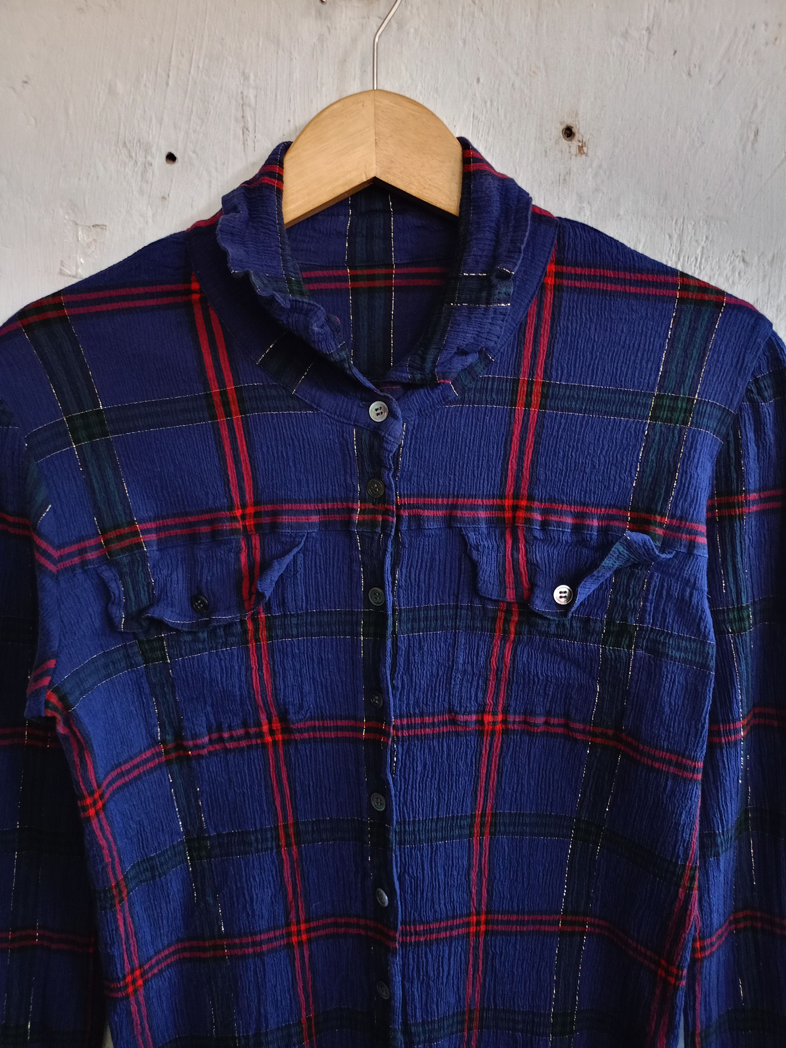 Issey Miyake × Japanese Brand × Tsumori Chisato Tsumori Chisato pleats button Shirts Size M / US 6-8 / IT 42-44 - 3 Thumbnail