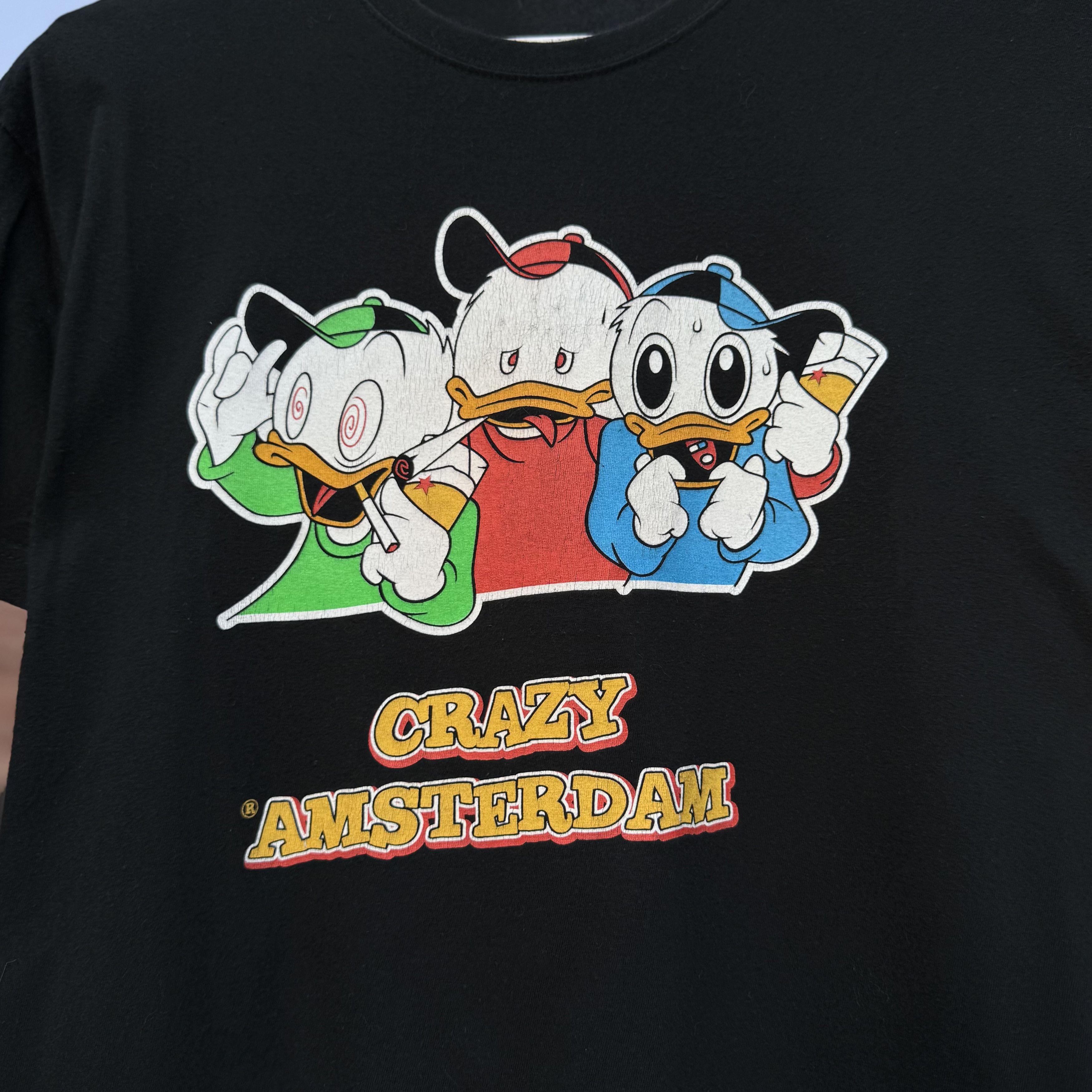 Japanese Brand × Vintage Vintage Amsterdam Crazy Graphic T Shirt Size US M / EU 48-50 / 2 - 2 Thumbnail