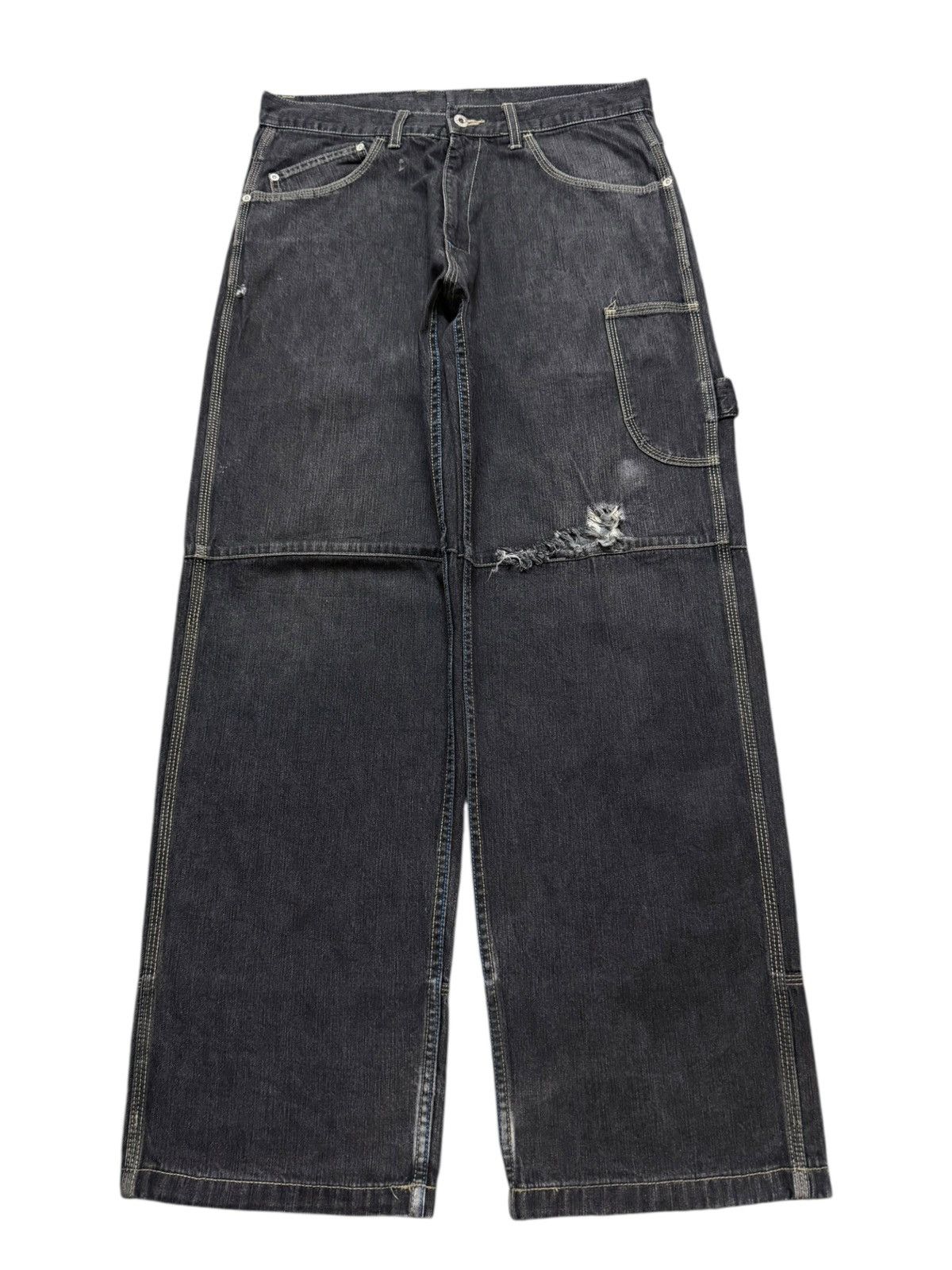 JNCO Vintage 90s Japanese Masterpiece Carpenter Wide Leg Baggy Size US 33 - 1 Thumbnail