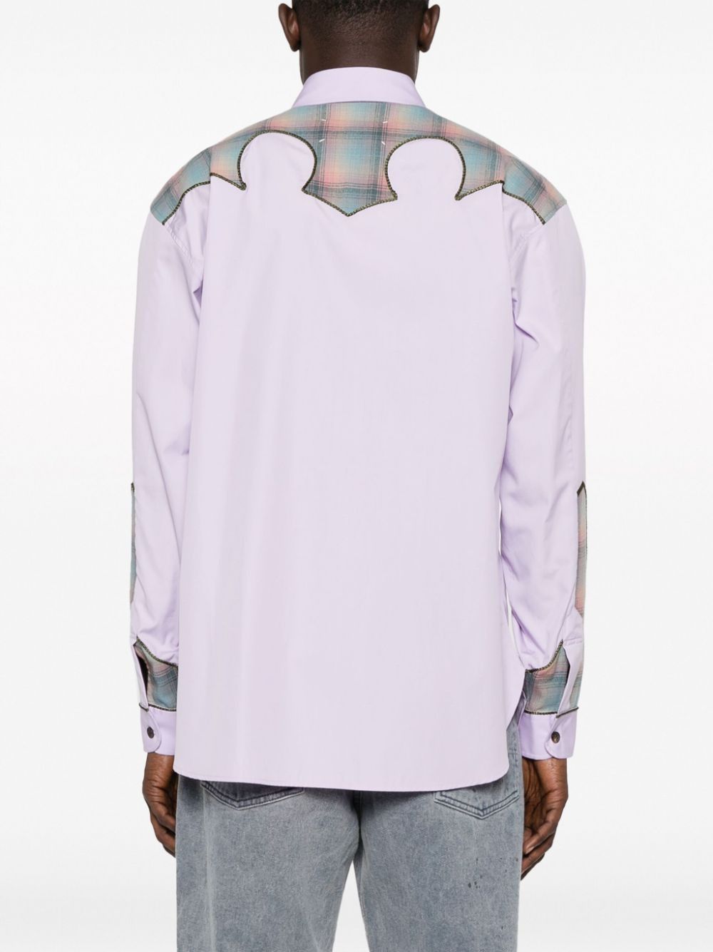 Maison Margiela o1y1124 Western Style Long Sleeves Shirt In Multicolor Size US M / EU 48-50 / 2 - 4 Thumbnail