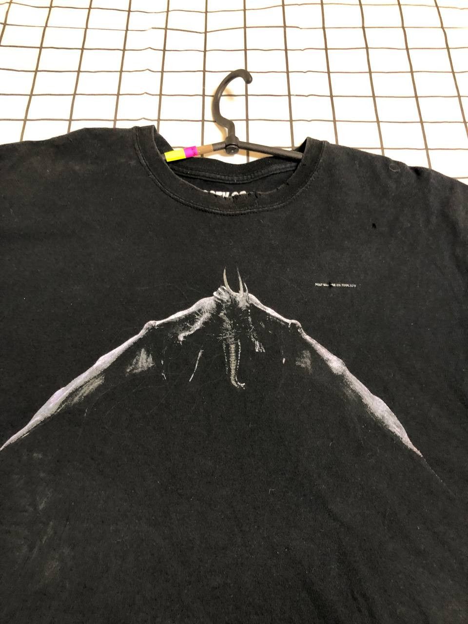 Primark Vintage Primark black T-shirt POST&CO big print Size US L / EU 52-54 / 3 - 8 Thumbnail