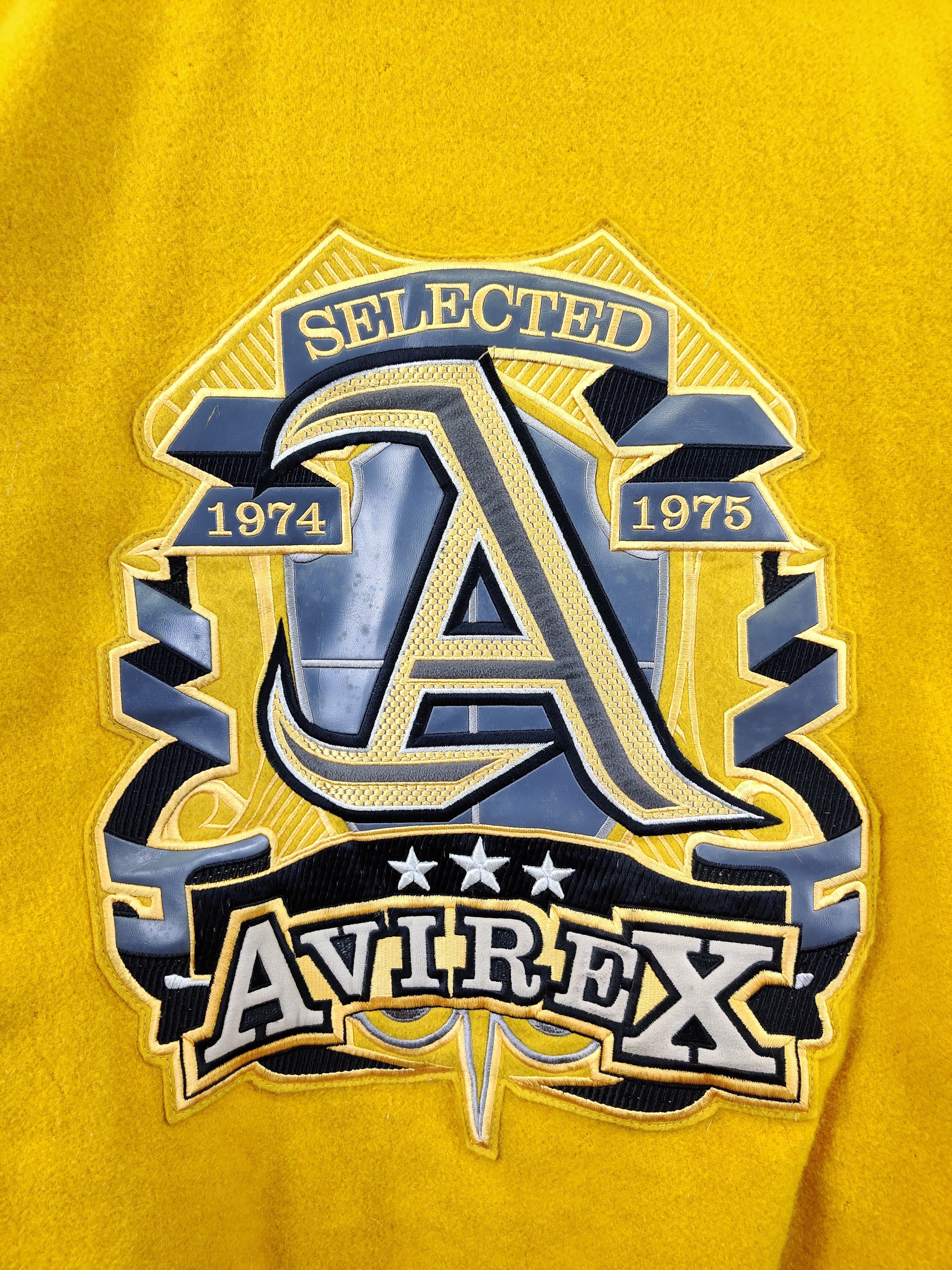 Avirex Vintage 90s Avirex Reversible Wool Varsity Leather Jacket Size US M / EU 48-50 / 2 - 3 Thumbnail