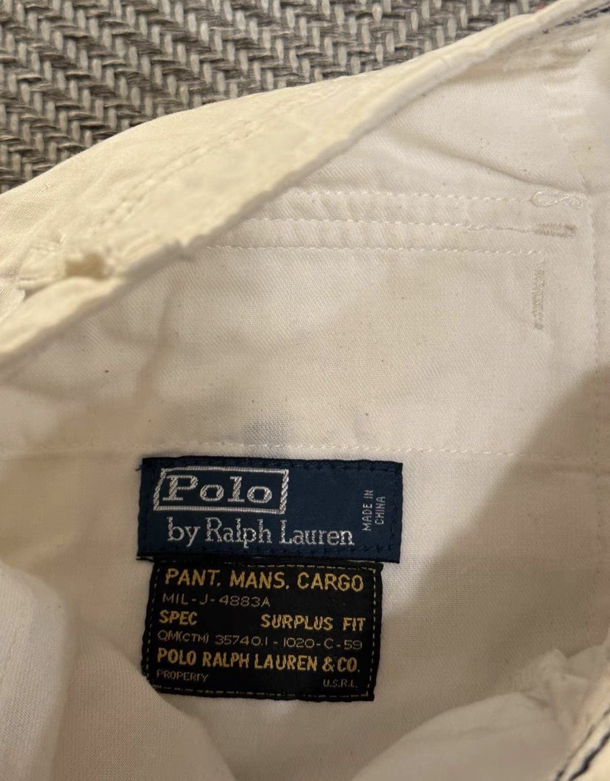 Ralph Lauren Ralph Lauren RL-067 White Cargo Shorts K24 Size US 34 / EU 50 - 5 Thumbnail