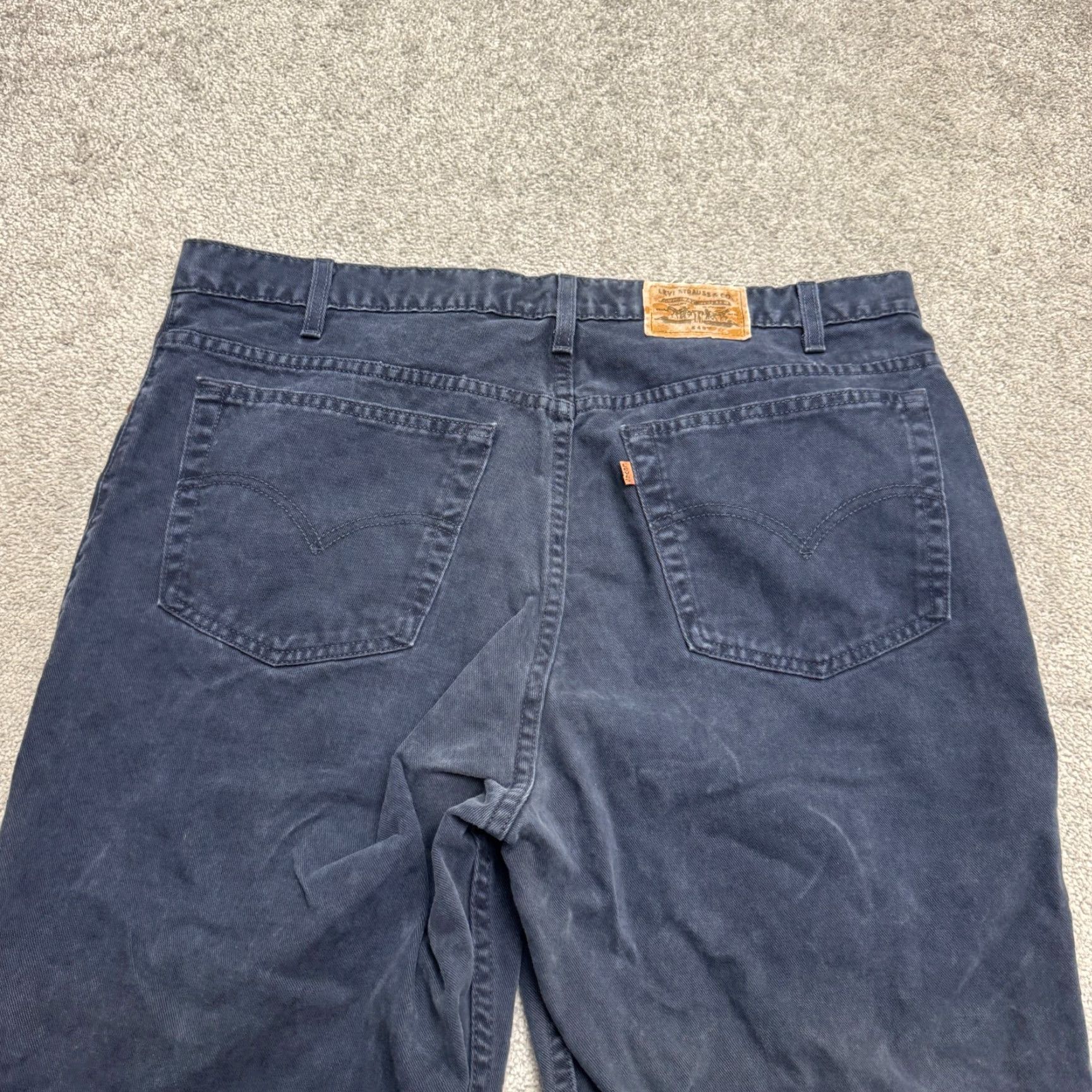 Levi's VINTAGE Levi's Jeans Men 42 Relaxed Fit 90s Y2K Straight Twill Blue Rocker Streetwear Size US 42 / EU 58 - 4 Thumbnail