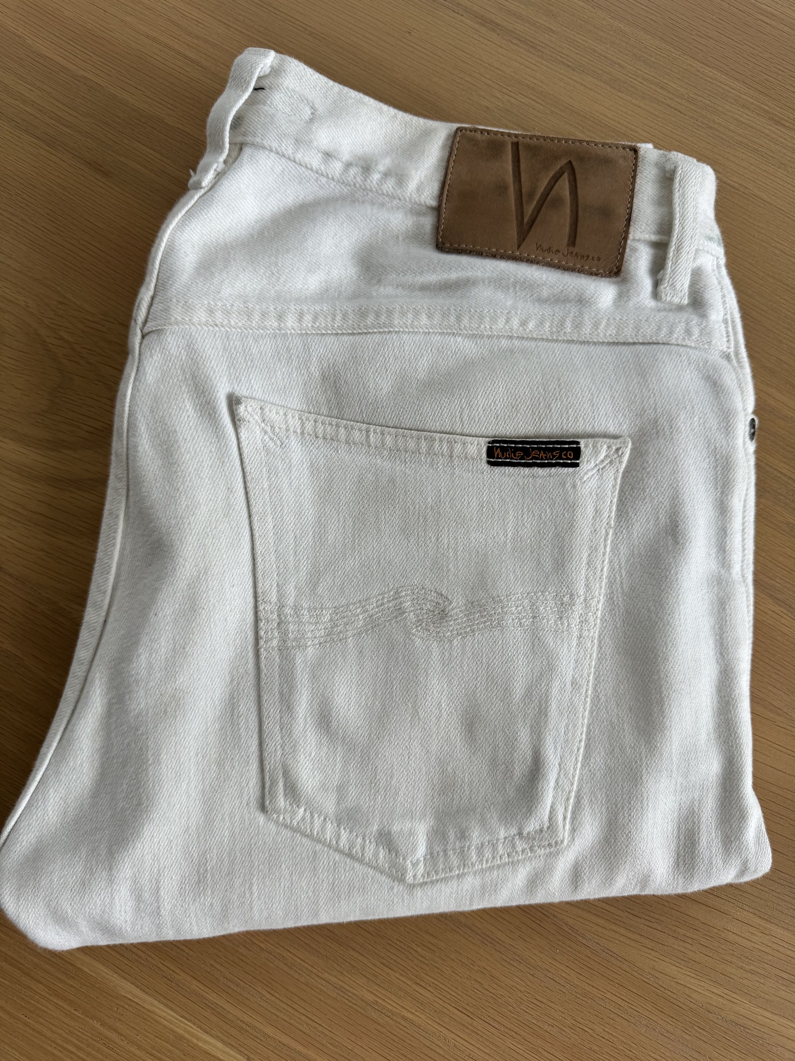 Nudie Jeans Nudie Jeans Brut Knut - Twill Ecru Selvage *RARE*🔥 Size US 28 / EU 44 - 1 Thumbnail