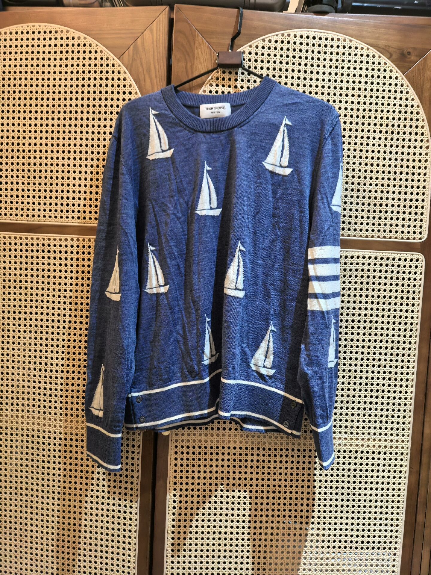 Thom Browne thom browne sailboat long sleeve sweatshirt Size US M / EU 48-50 / 2 - 1 Thumbnail