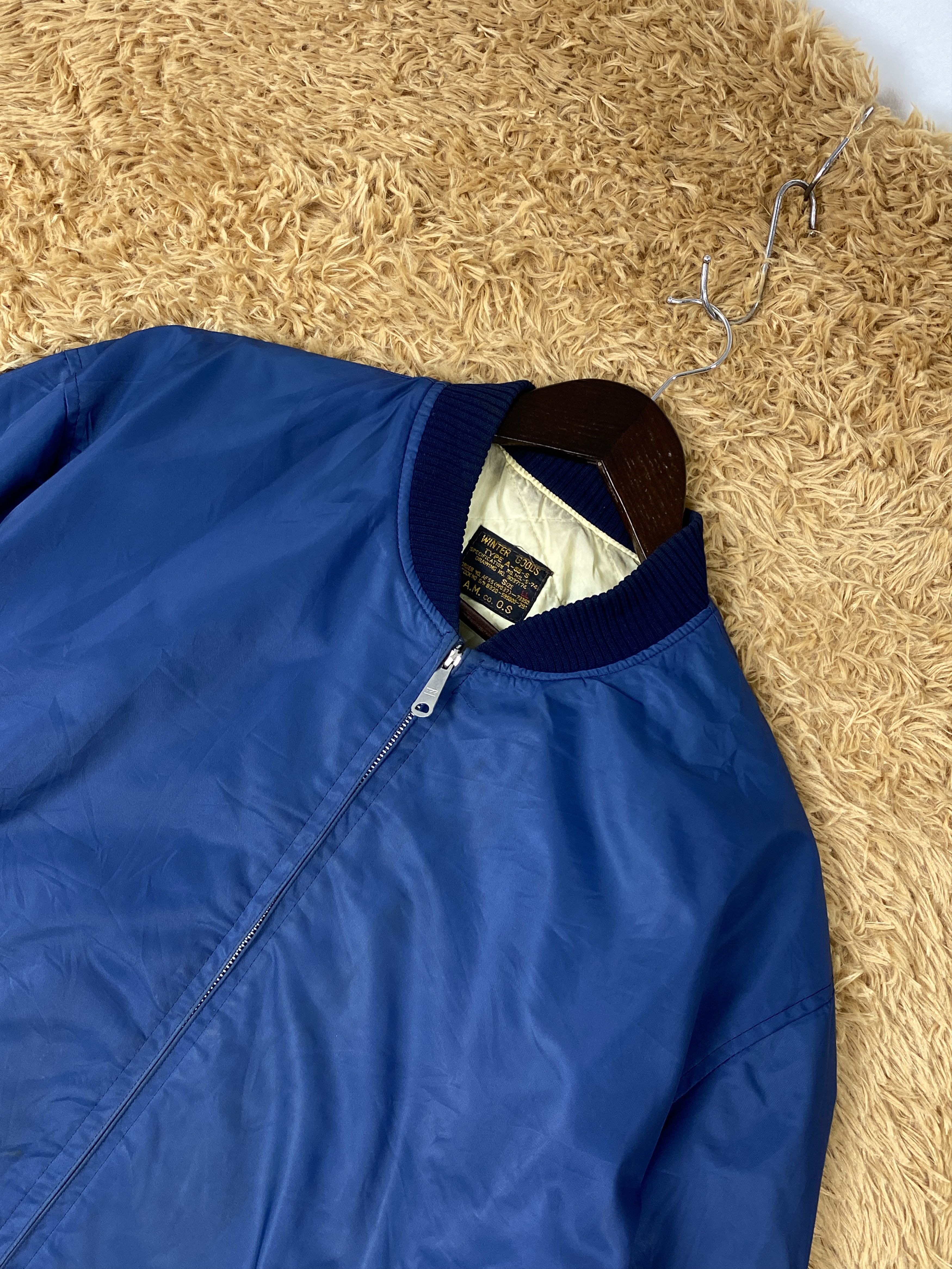 オーダー Vintage Winter Goods Quilted Lining Bombers Jacket J1870