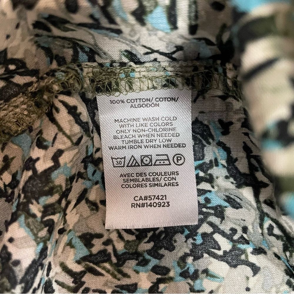 Loft Loft Floral Cotton Long Sleeve Mock Neck Blouse Size XL Size XL / US 12-14 / IT 48-50 - 8 Thumbnail