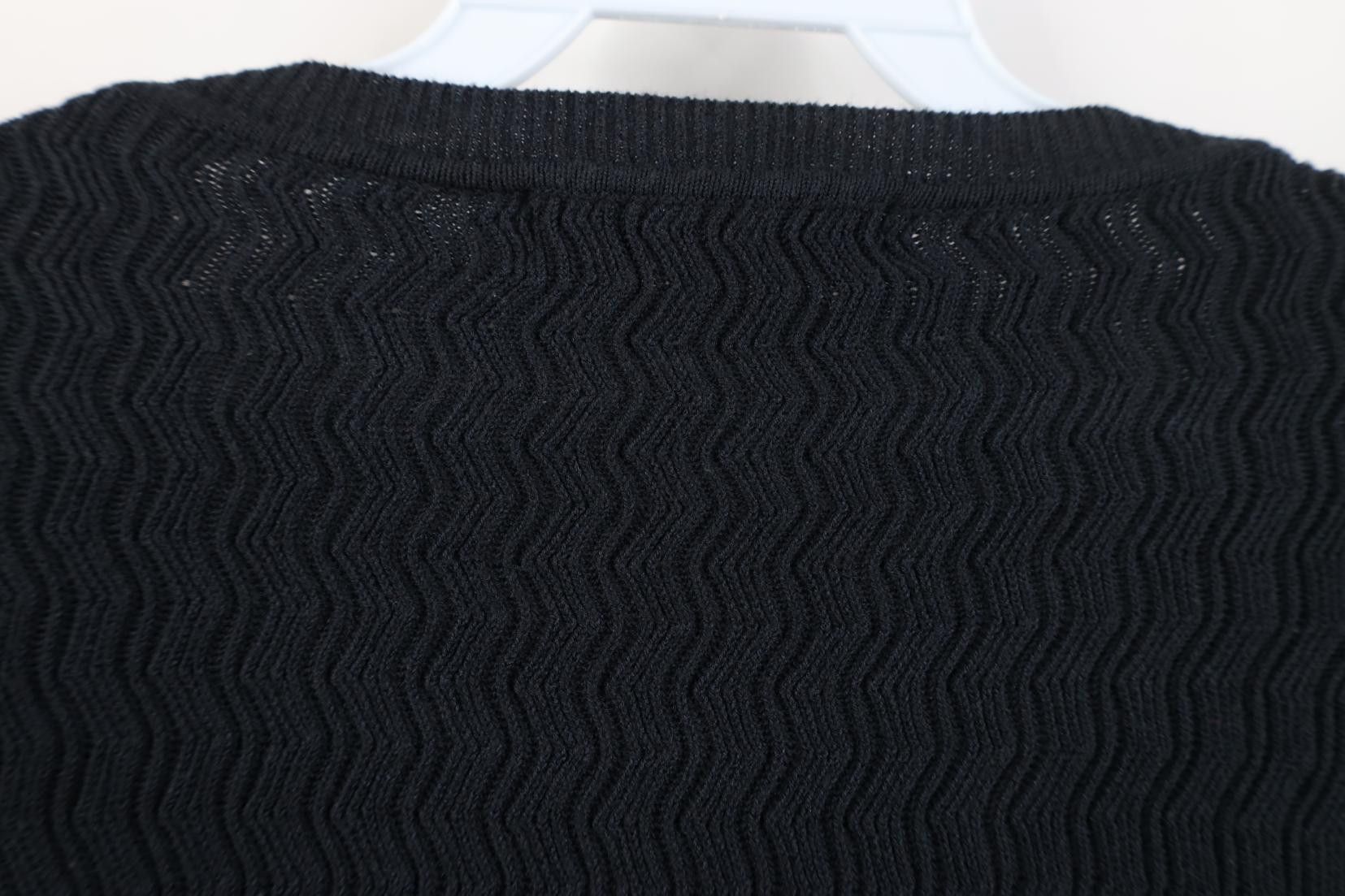 Vintage Vintage 90s Streetwear Blend Zig Zag Knit Crewneck Sweater Size US XXL / EU 58 / 5 - 9 Thumbnail