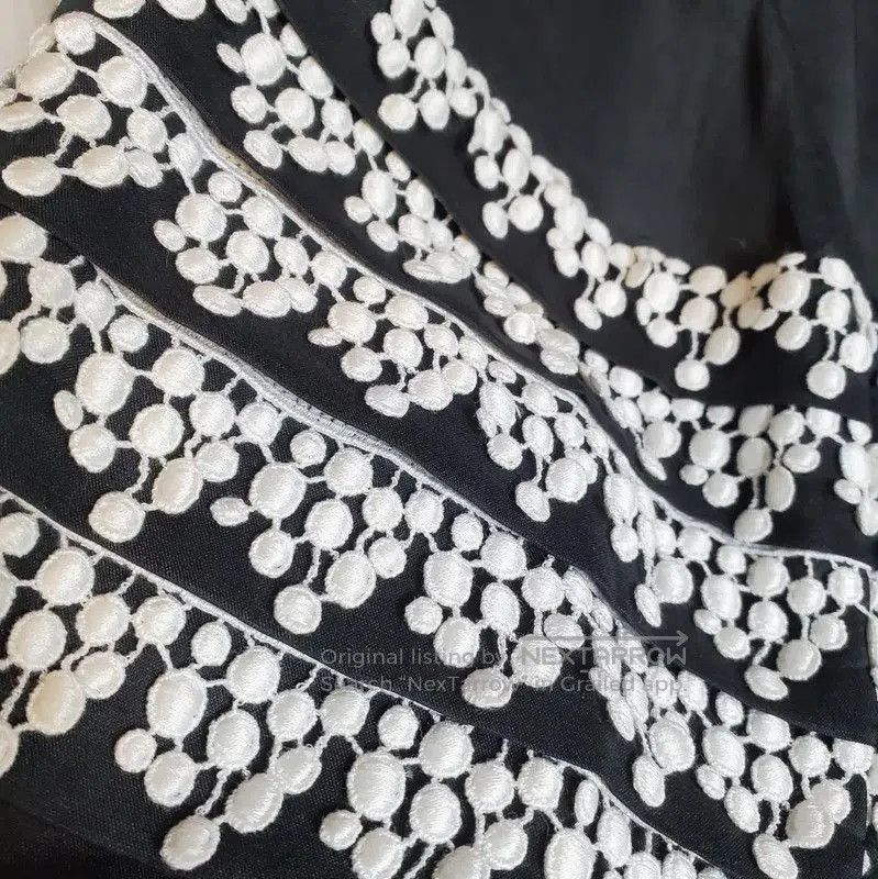 Dior Dior Black Cotton Blend Embroidered Cardigan . Size M / US 6-8 / IT 42-44 - 9 Thumbnail