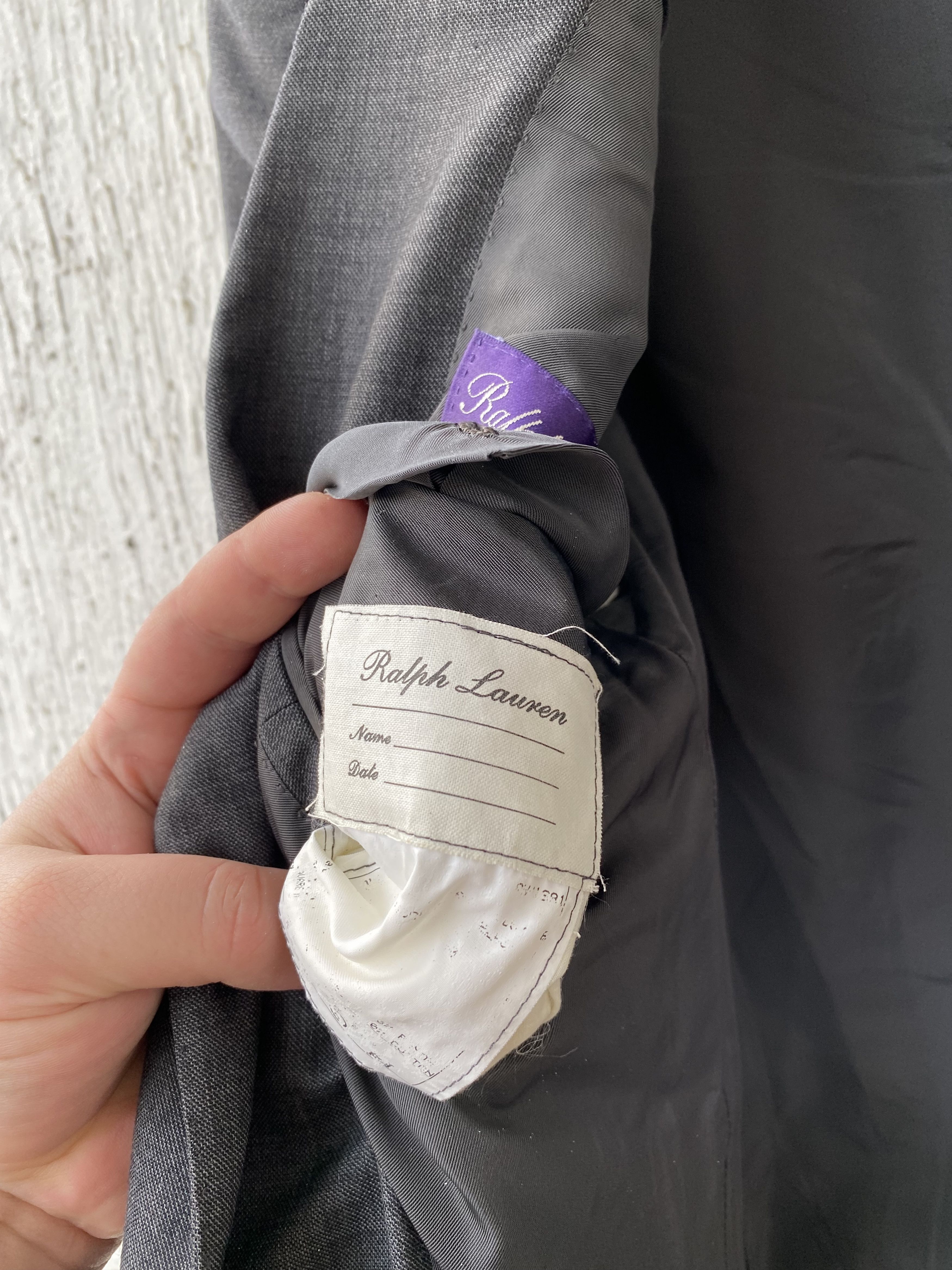 Ralph Lauren Purple Label gray wool blazer Size US M / EU 48-50 / 2 - 9 Thumbnail