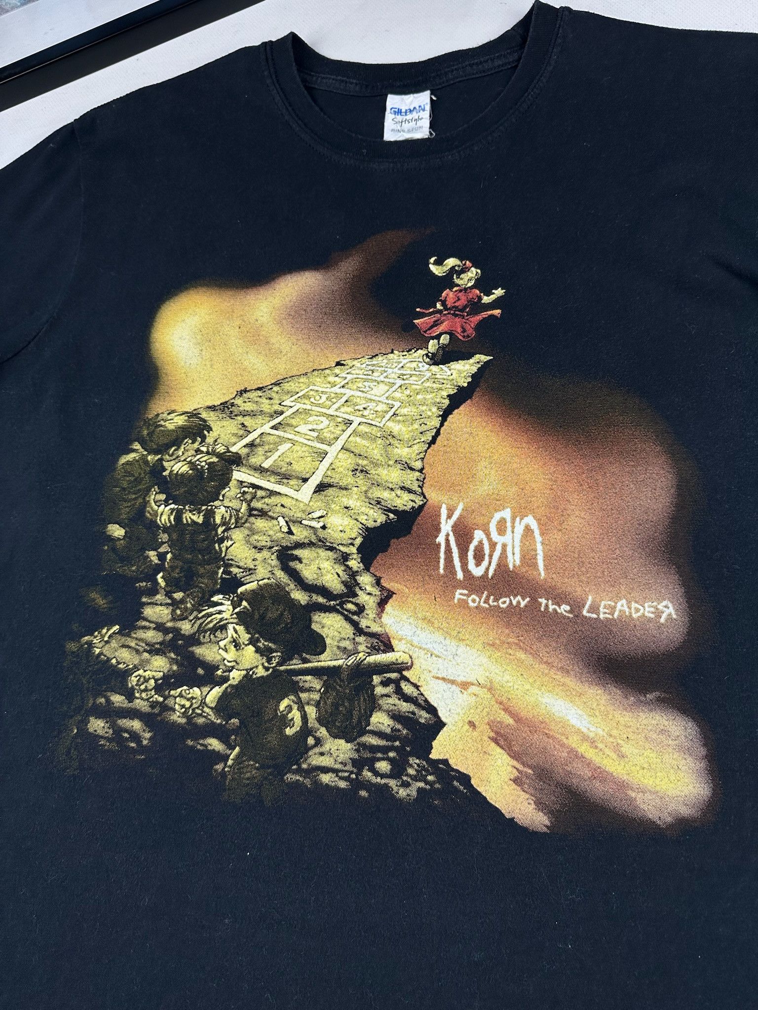 Band Tees Korn Follow The Leader T shirt vintage style Size US L / EU 52-54 / 3 - 3 Thumbnail