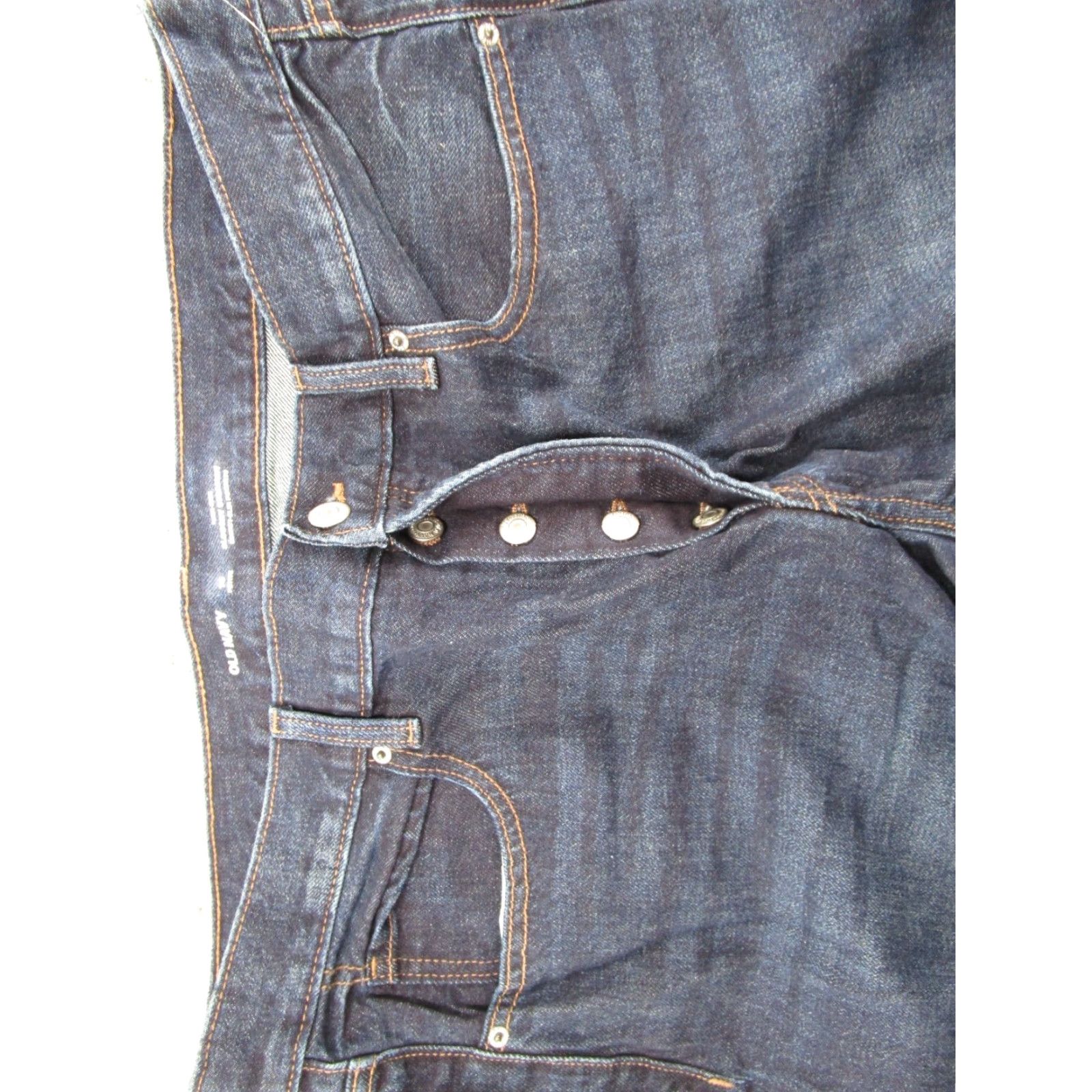 Old Navy Old Navy Denim Jeans High Rise Slouchy Straight Button Fly 16P Petite Women Blue 5-Pocket Style Jeans Size 38" / US 16 / IT 52 - 5 Thumbnail