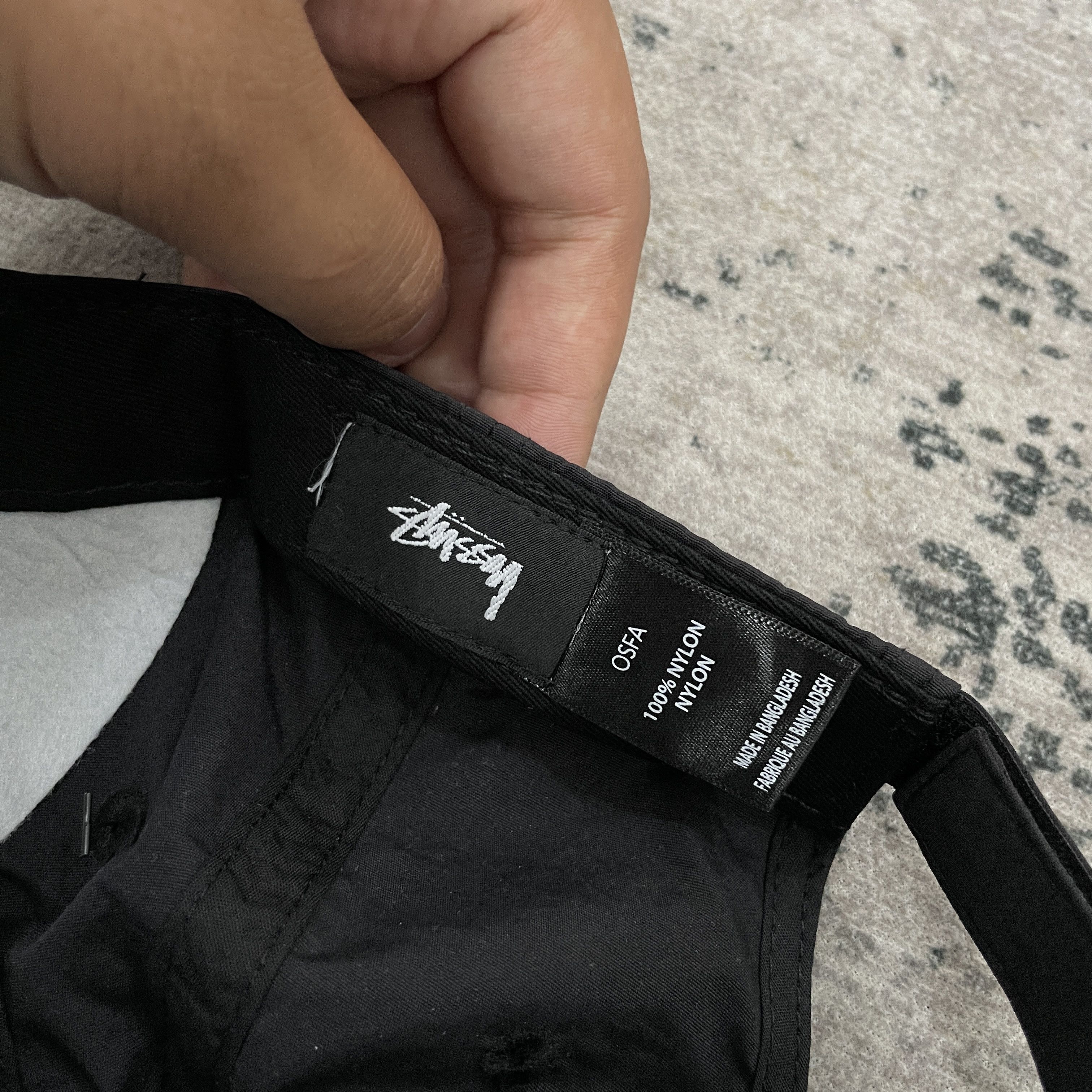 Stussy Stussy Reflective Cap Black Size ONE SIZE - 8 Thumbnail