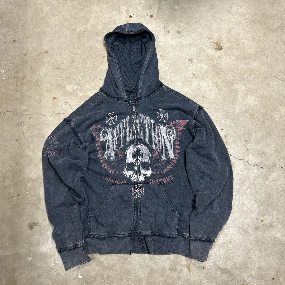 Image of Affliction Sweatshirt in Black, Men's (Size XL)