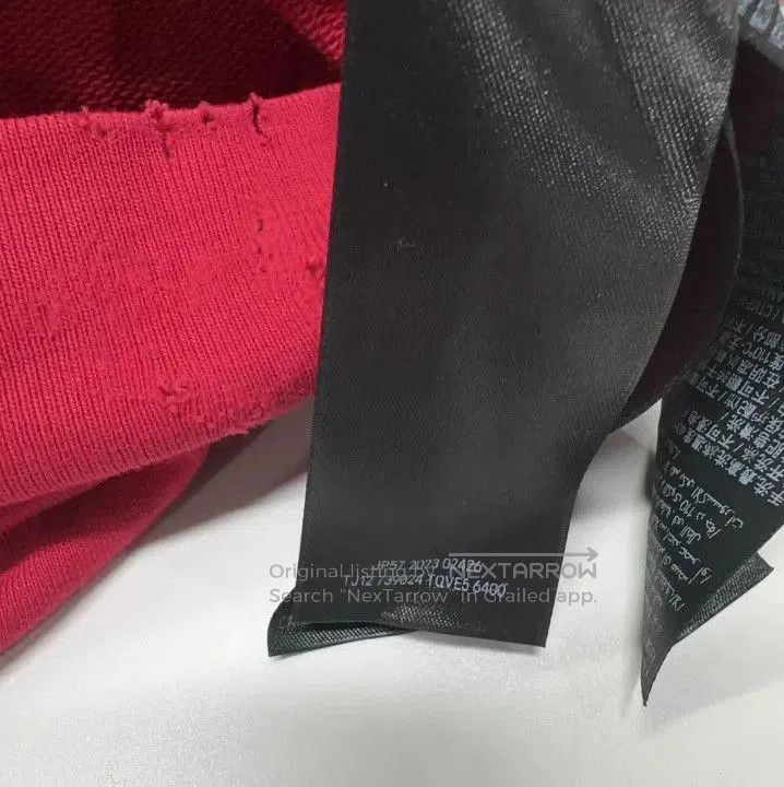Balenciaga Balenciaga Red Sweatshirt with CD Print. Size US M / EU 48-50 / 2 - 7 Thumbnail