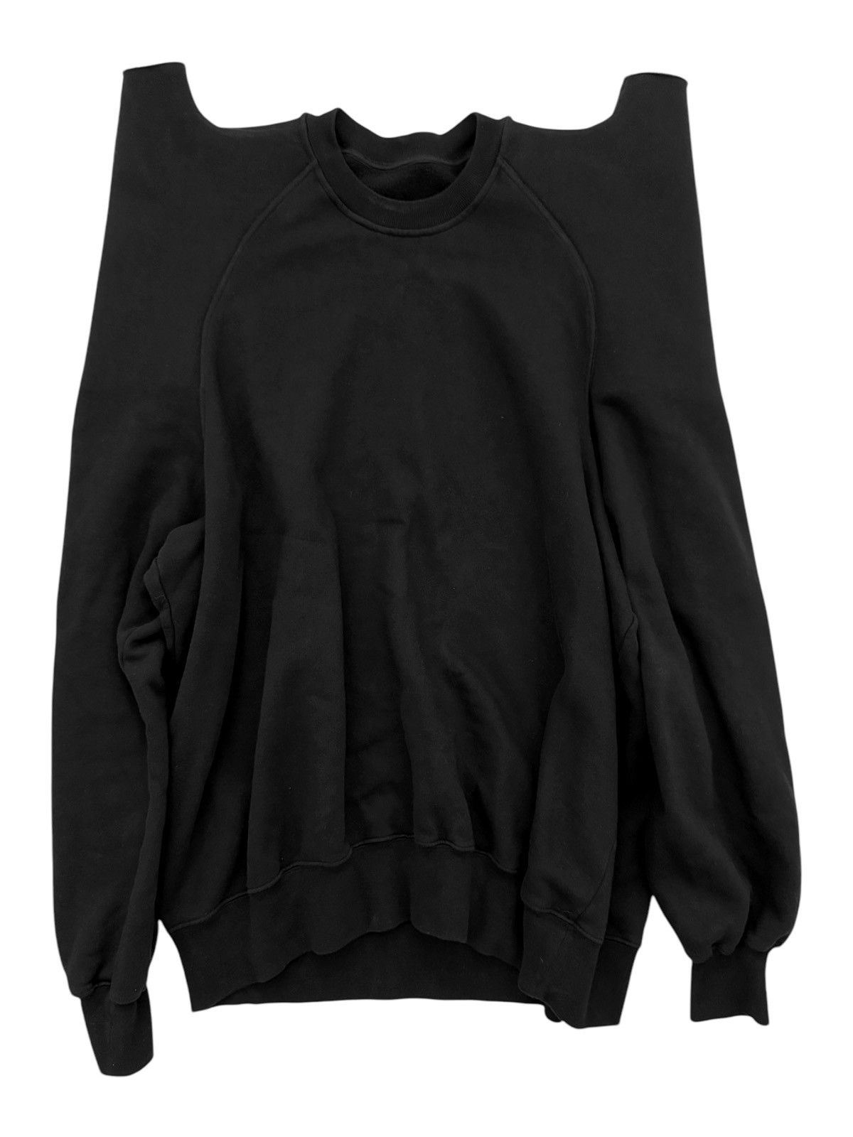Rick Owens Tec Shoulder Pagoda Jumbo Crewneck Size US L / EU 52-54 / 3 - 1 Thumbnail