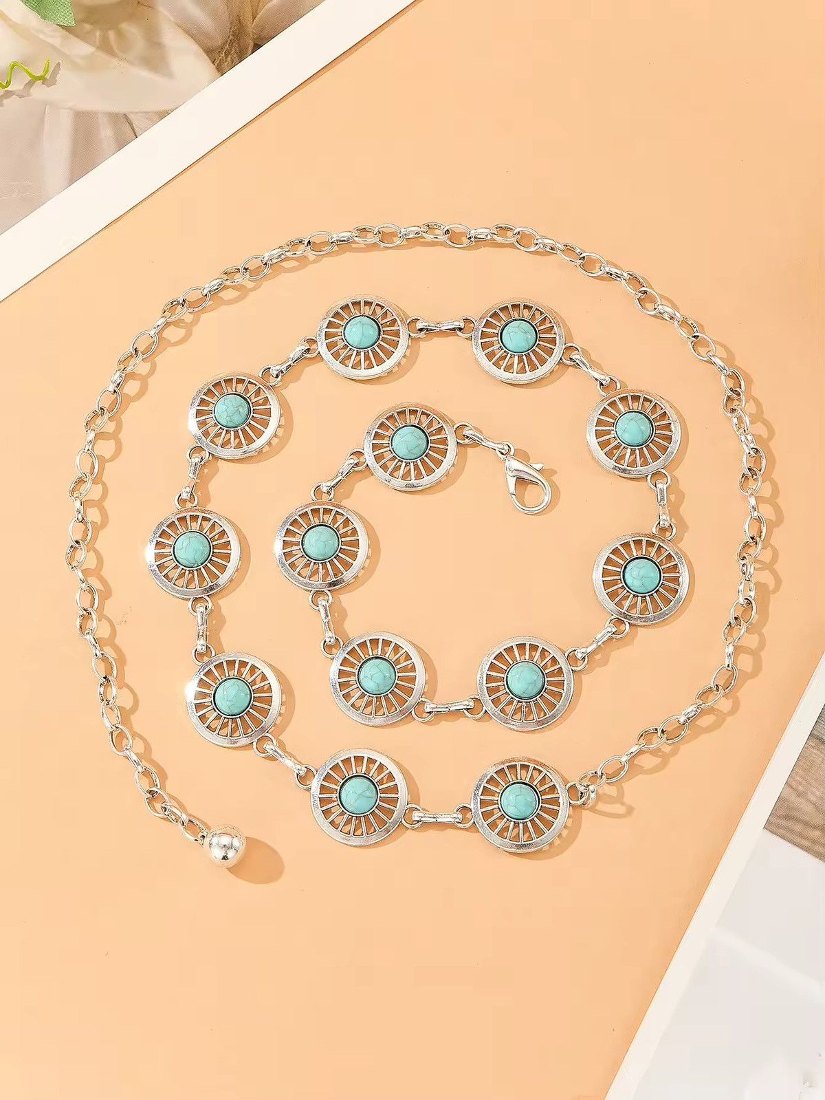 Jewelry Cross-border Retro Versatile Waist Pants Chain Size ONE SIZE - 4 Thumbnail
