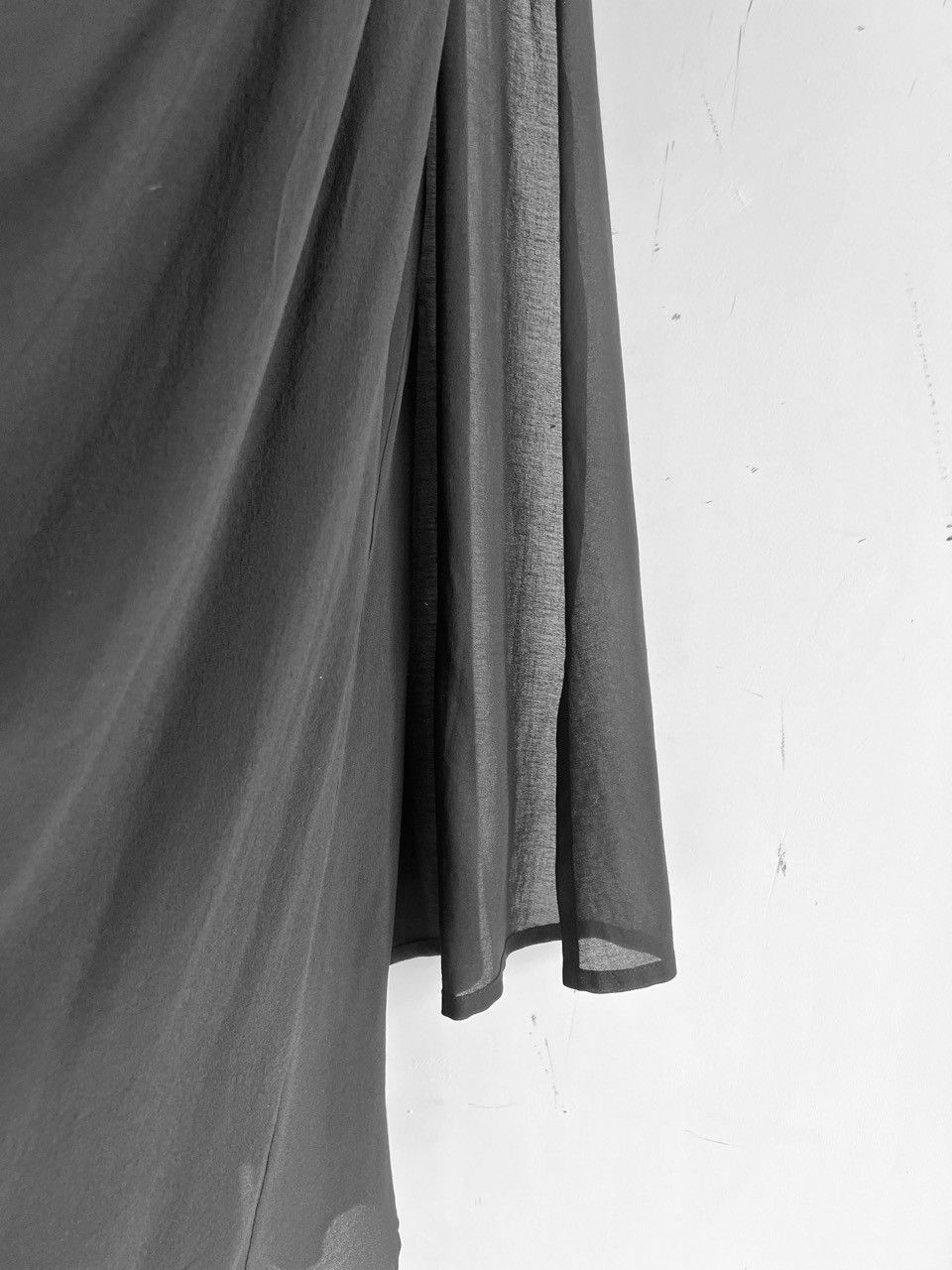 Yohji Yamamoto Yohji Yamamoto - Silk Layered Asymmetrical Wide Skirt Pants Size 32" / US 10 / IT 46 - 5 Thumbnail