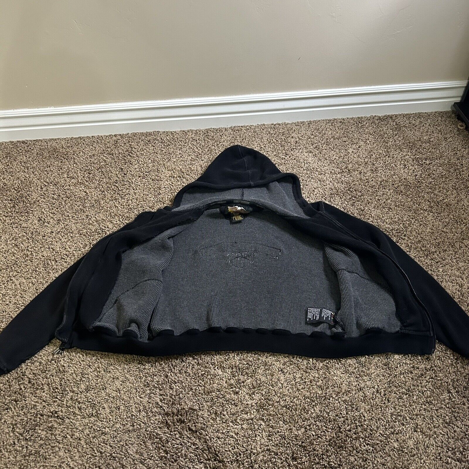 Harley Davidson Vintage Women’s Harley Davidson Zippered Jacket/Hoodie Size M / US 6-8 / IT 42-44 - 8 Thumbnail