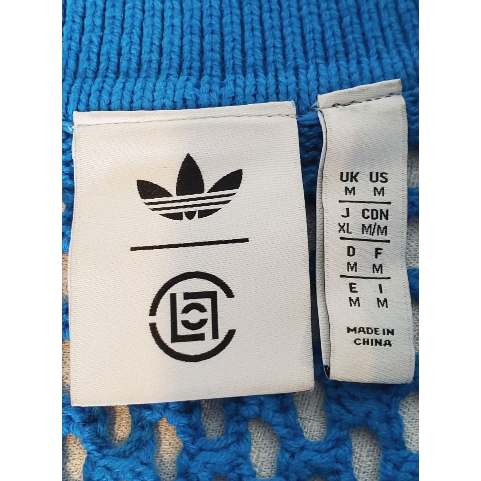 Adidas adidas CLOT Polo Crochet Bright Blue JE9592 Unisex Shirt M Size US M / EU 48-50 / 2 - 6 Thumbnail