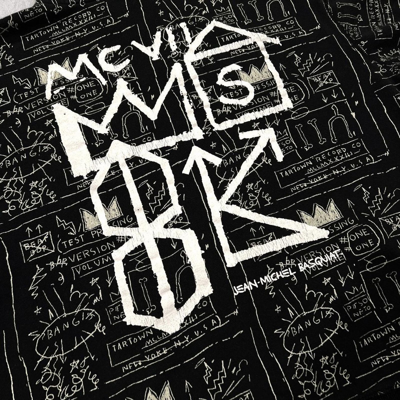 Other Jean-Michel Basquiat All Over Print Black Graphic Hoodie Size US S / EU 44-46 / 1 - 2 Thumbnail