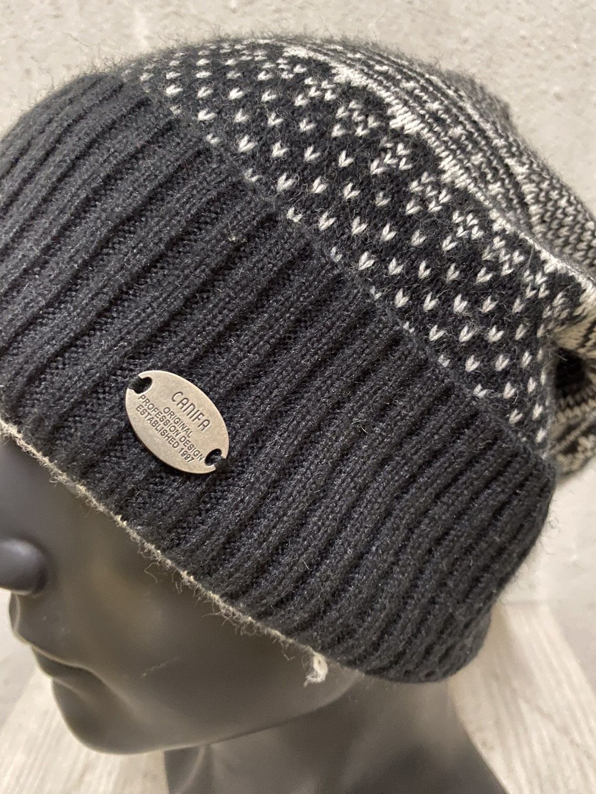 Japanese Brand × Vintage Japanese Brand Plain Beanie Hat Size ONE SIZE - 4 Thumbnail